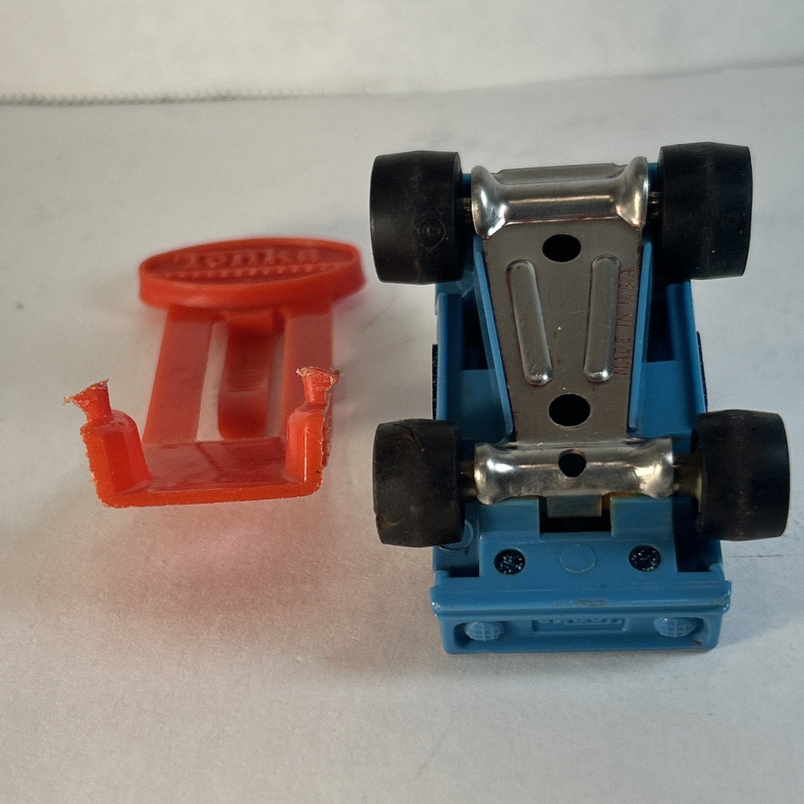 1970s Tonka Totes Ford Bronco Blue Metallic Diecast Mini Jeep w/ Belt Clip