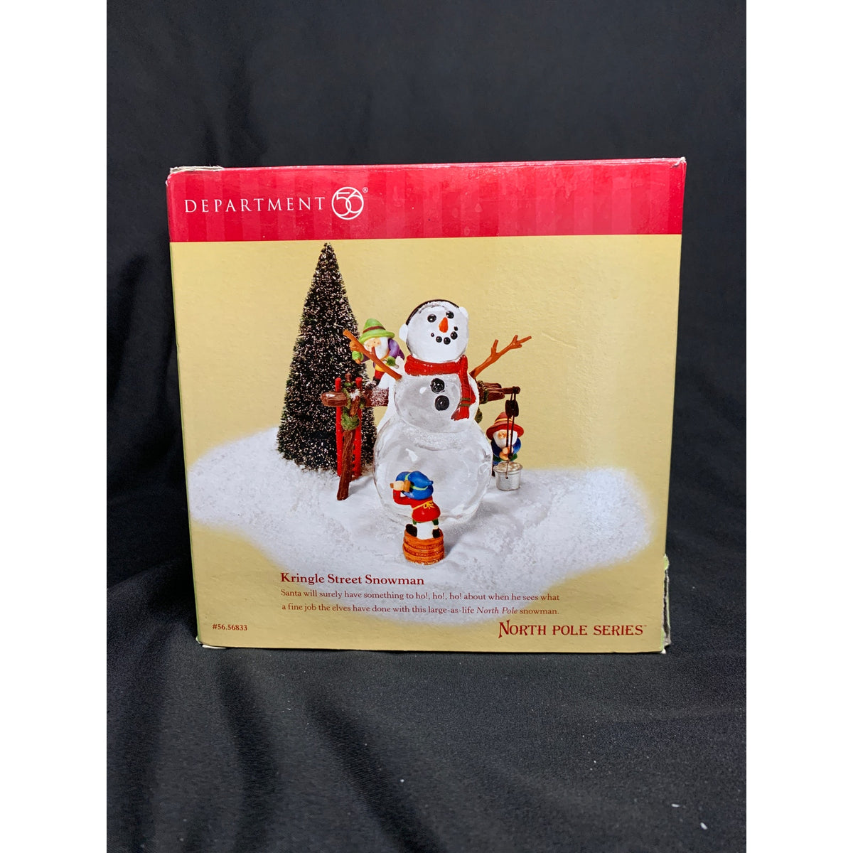 Dept 56 Kringle Street Snowman 56833 North Pole 2002 Limited Edition Box