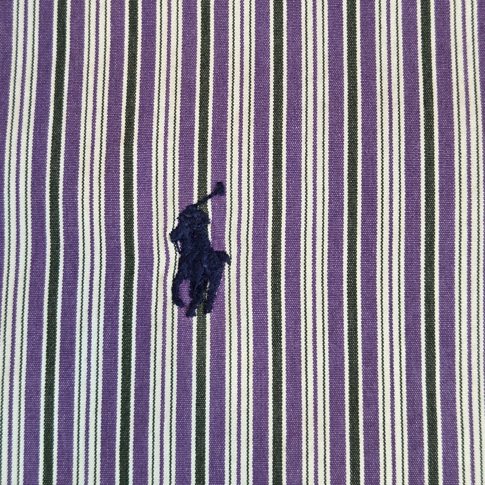 Ralph Lauren Blake Striped Button Down Shirt Men’s L Cotton Hong Kong
