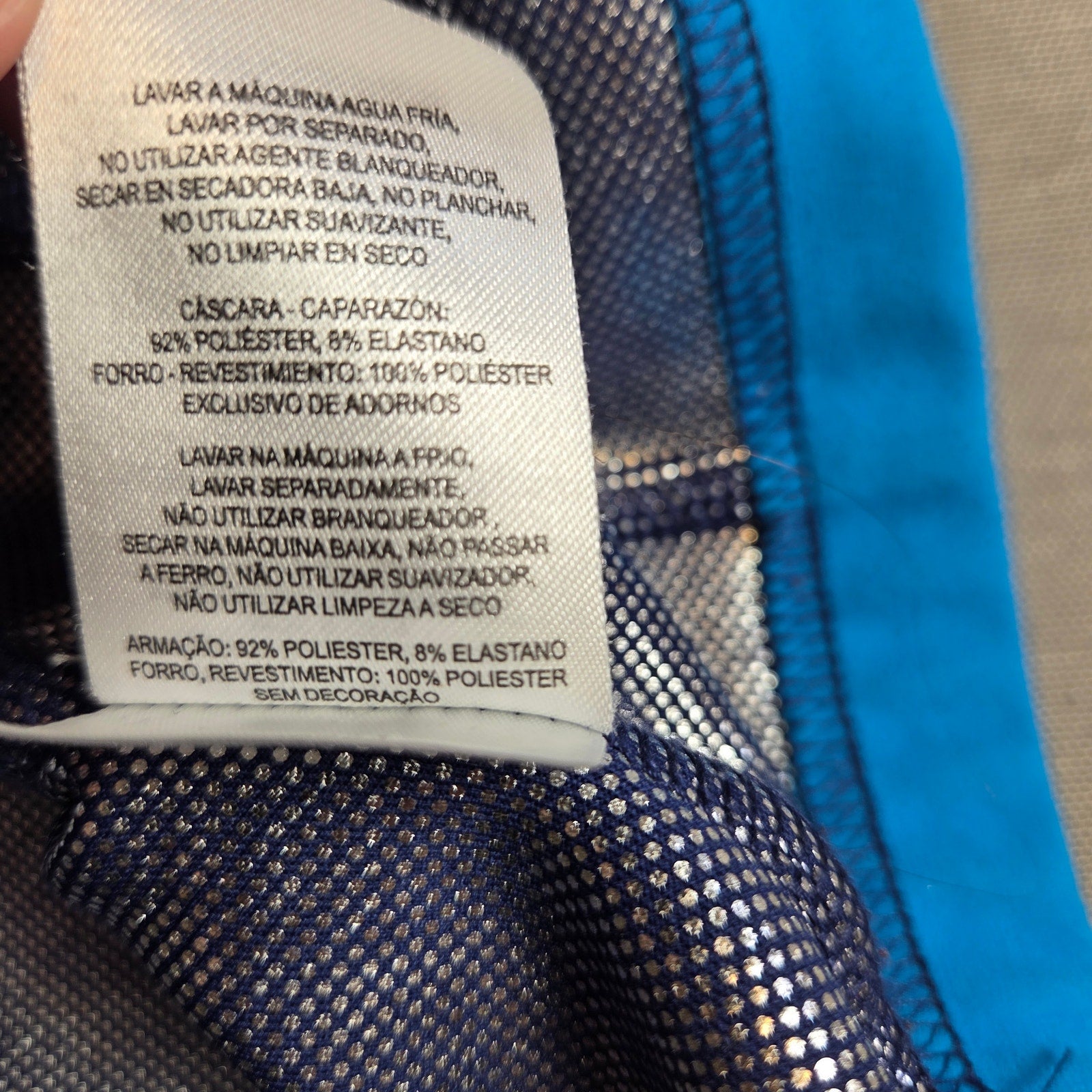 Columbia Omni-Heat 1/4 Zip Pullover Blue Mens Large Approx No Size Tag