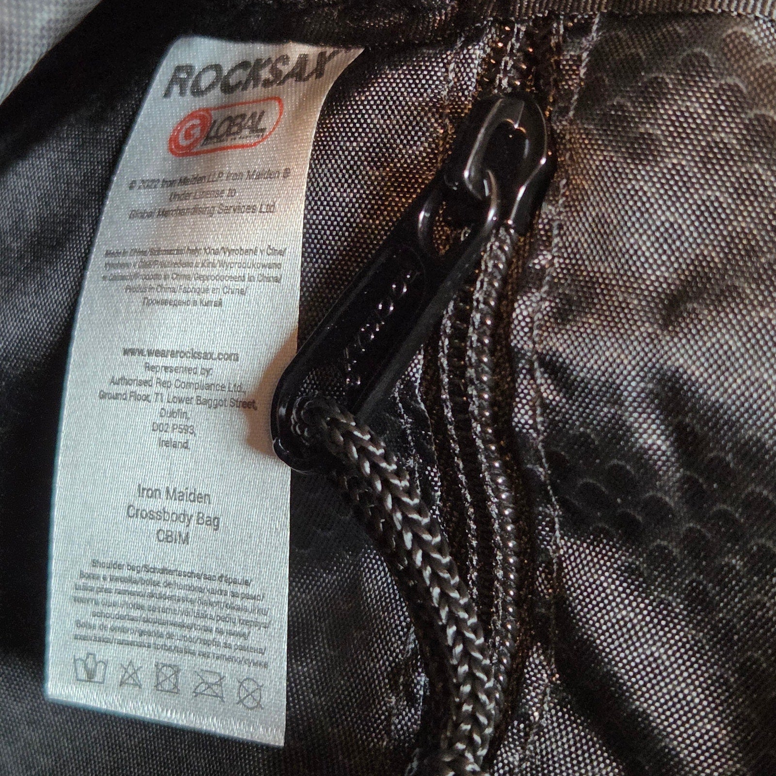 Iron Maiden Rocksax Crossbody Shoulder Bag NWT 2022 Official Licensed