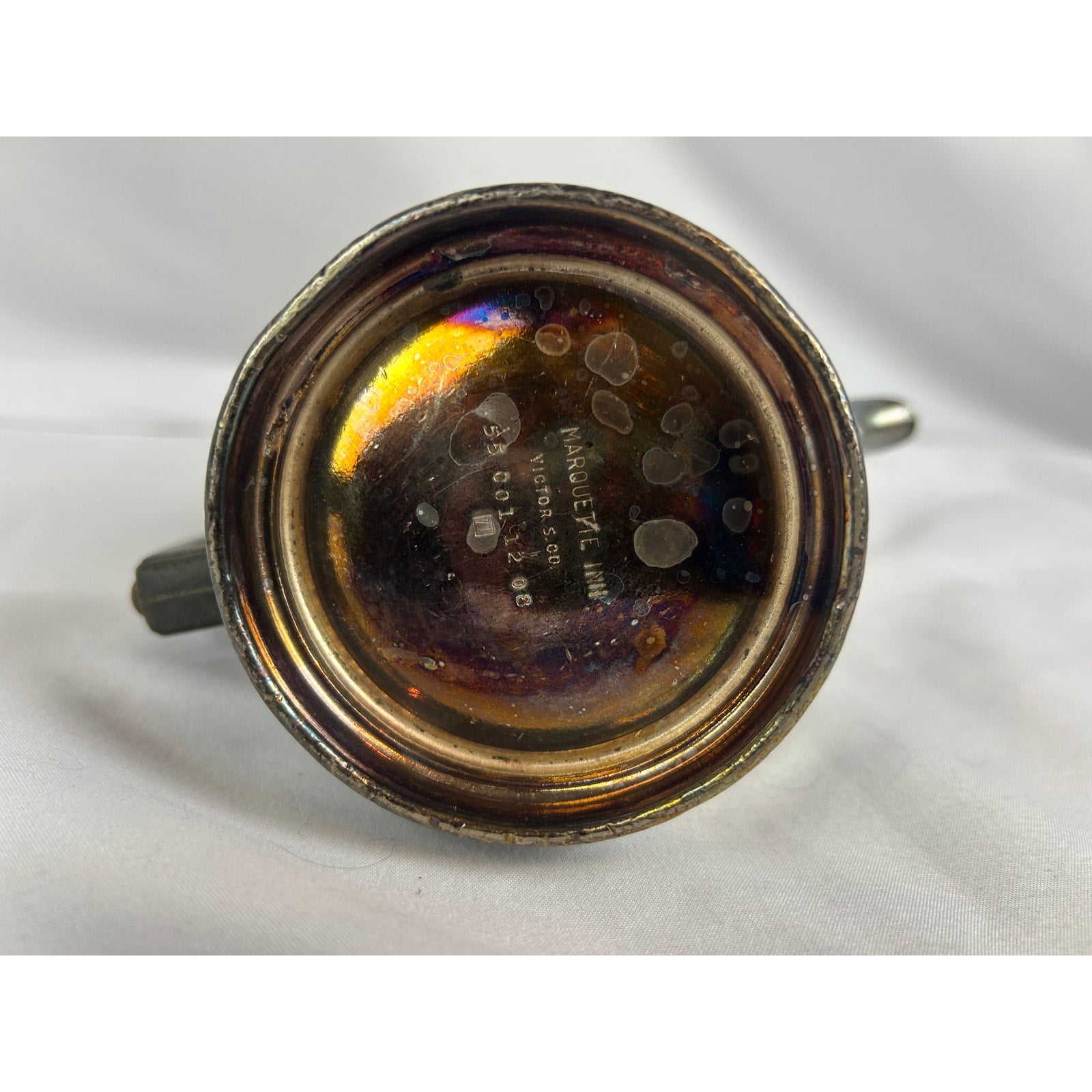Marquette Silverplate Mini Teapot Victor S Co Creamer Coffee Pot