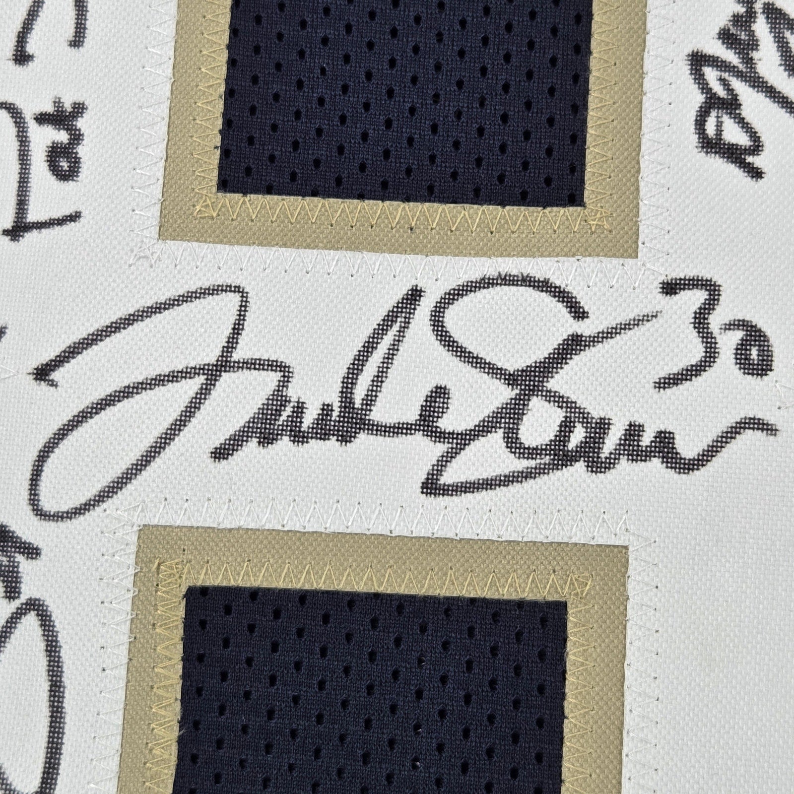 Notre Dame 1988 National Champions Team Signed Jersey 10 Autos BAS Witness