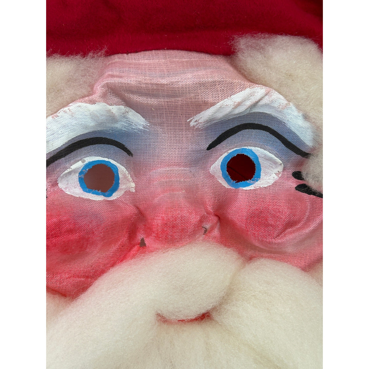 Vintage 1950s Santa Claus Suit Costume Medium 38-40 Mask Beard Box Complete
