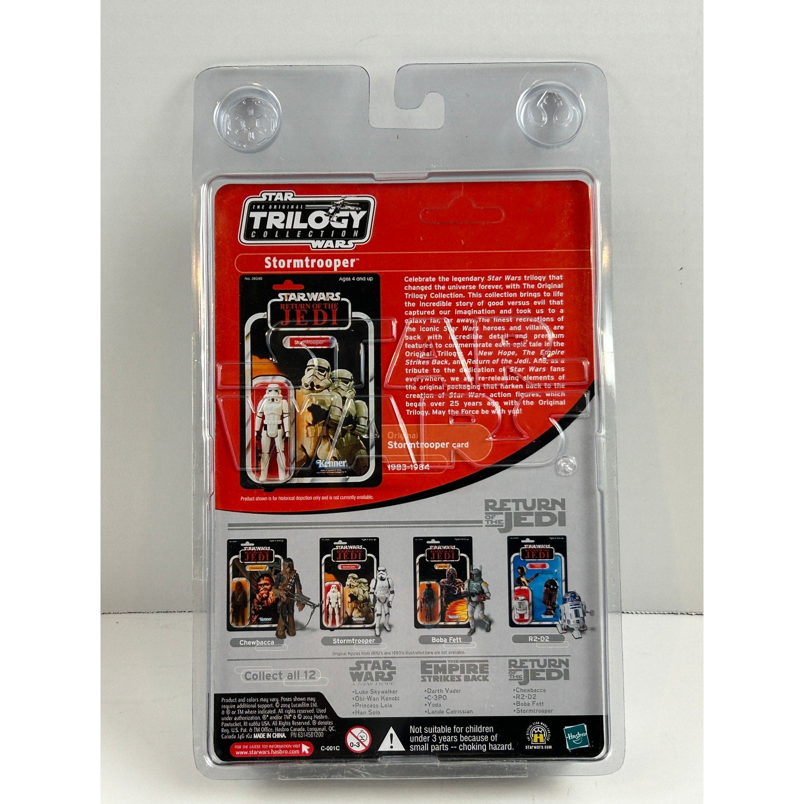 Star Wars Stormtrooper 2004 OTC Return of the Jedi Card Sealed Action Figure