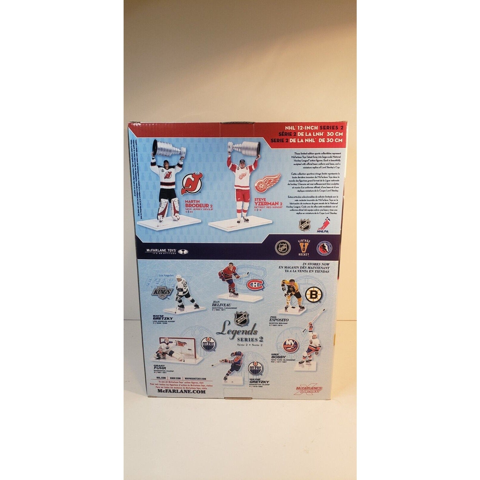 Martin Brodeur McFarlane NHL Series 2 12" Devils Stanley Cup Champions Figure NIB HOF
