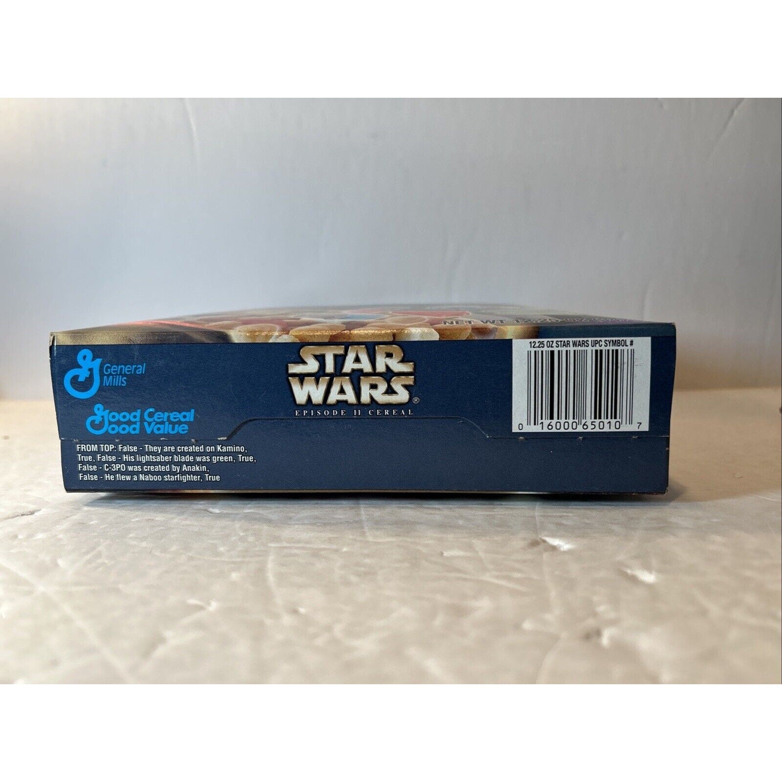 2002 General Mills Star Wars Episode II Sealed Cereal Boxes Collectors 1 & 2