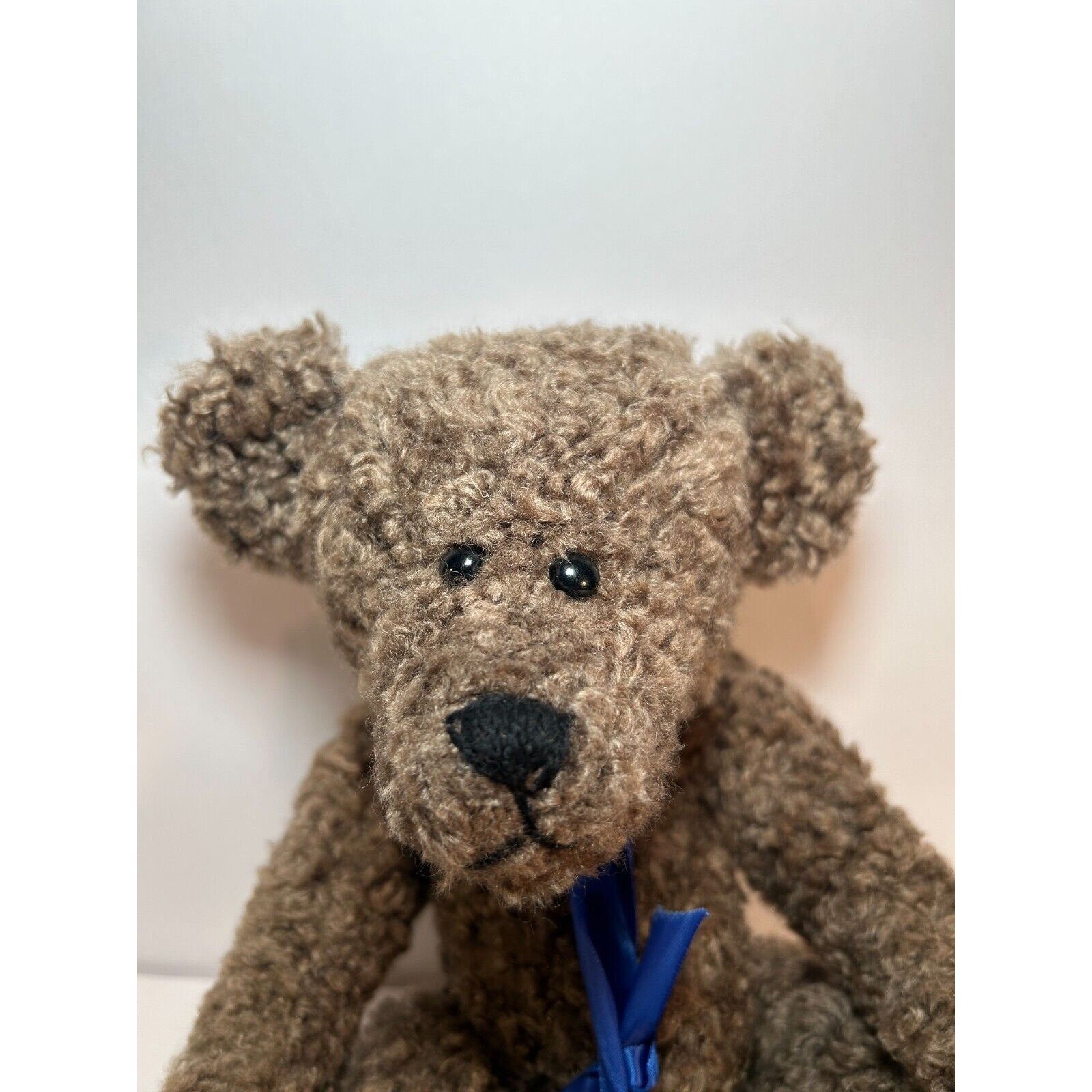 Vintage Handmade By Susan Palmer Golden Brown 5 Way Jointed Teddy Bear Plush