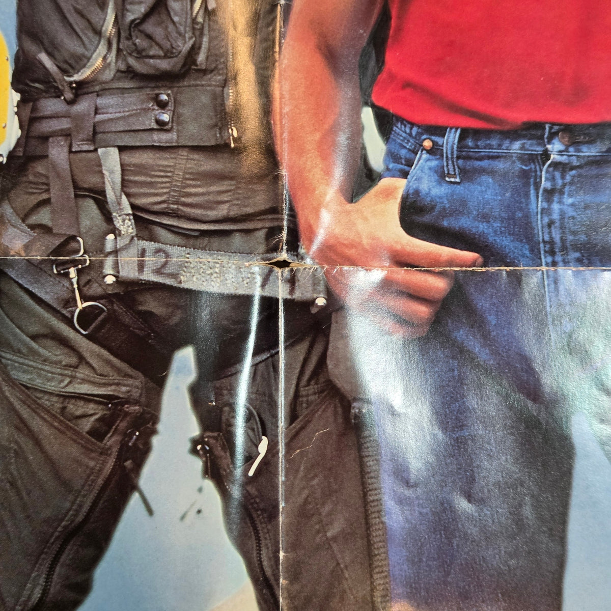 Original 1986 Iron Eagle Movie Poster 27x41 Folded NSS 860013 Tri-Star USA