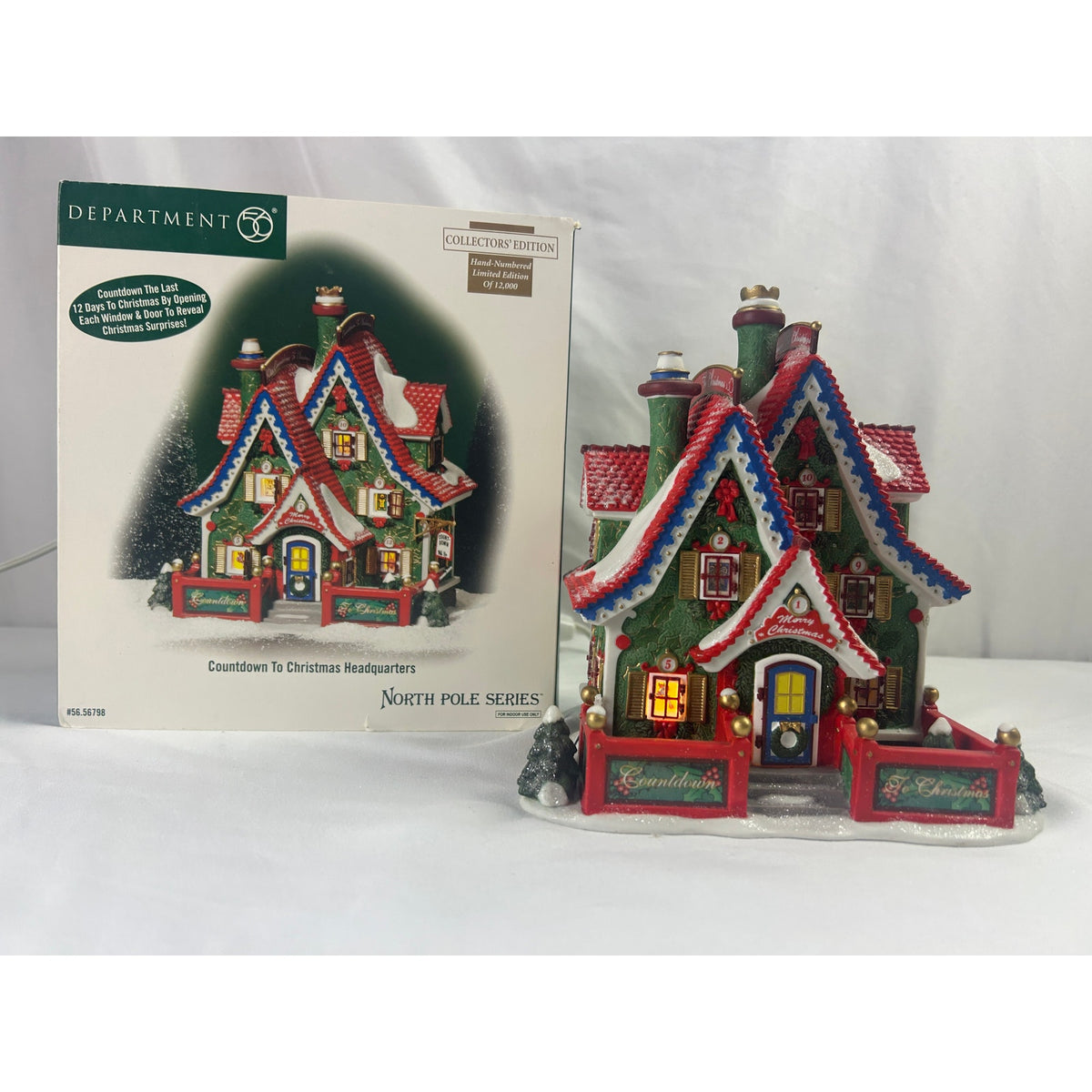 Department 56 Countdown To Christmas Headquarters North Pole 56798 Retired 2006