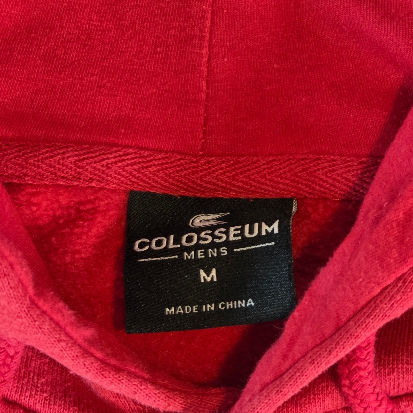 Colosseum Wisconsin Badgers Hoodie Men’s M Red NCAA Sweatshirt