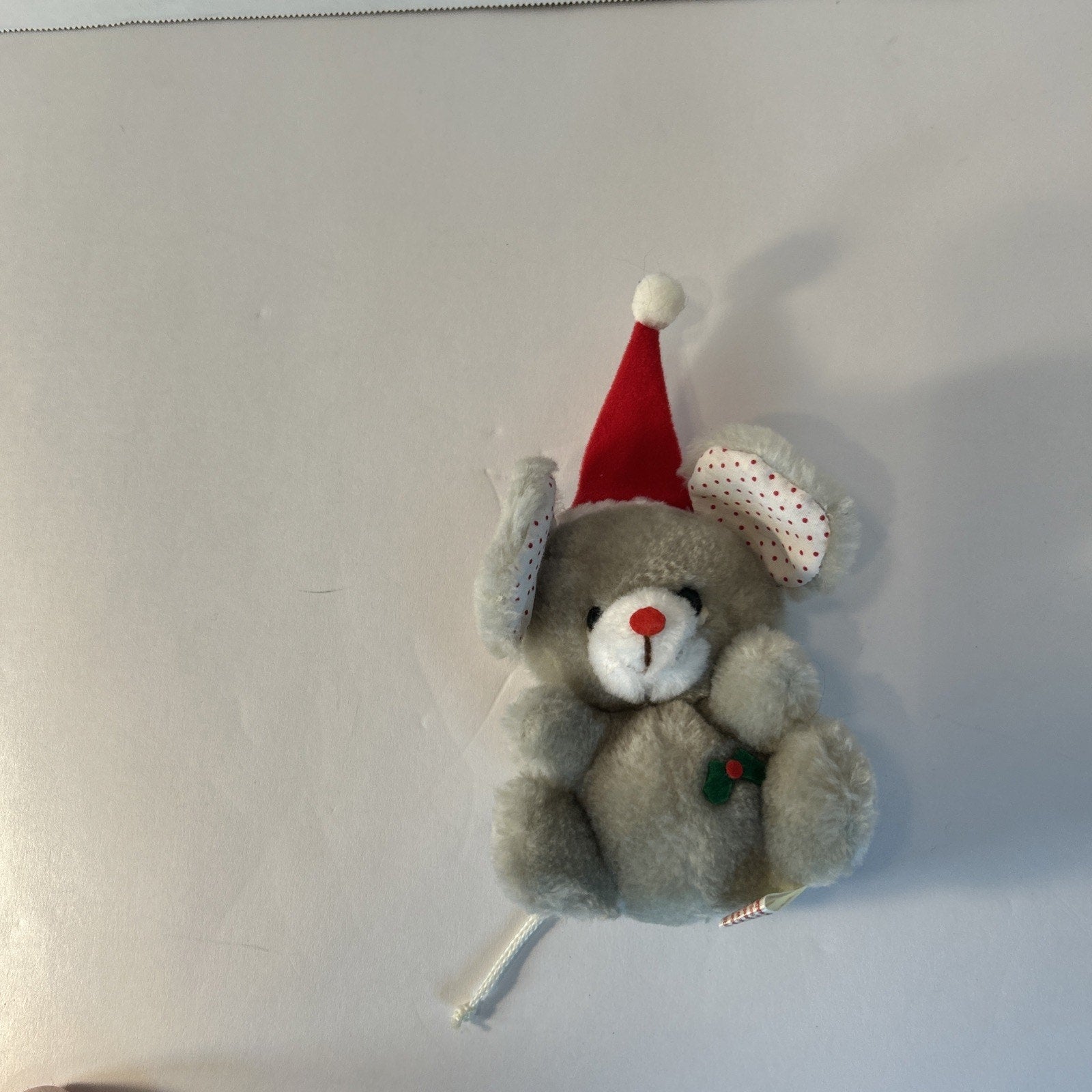 Christmas Plush Mouse Lot of Four