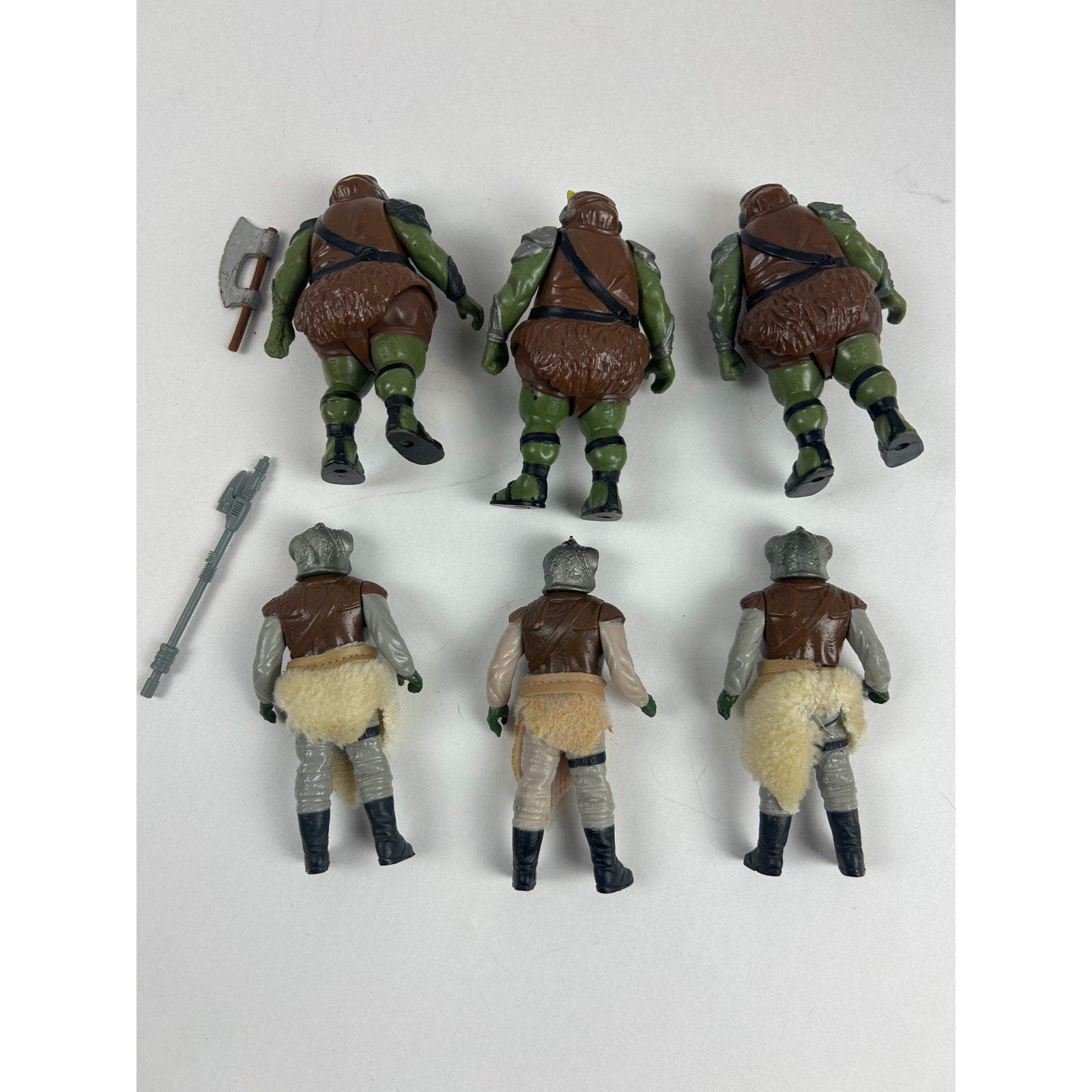 Vintage Kenner Star Wars Lot 30 Boba Leia Boushh Jawas + Vader Case