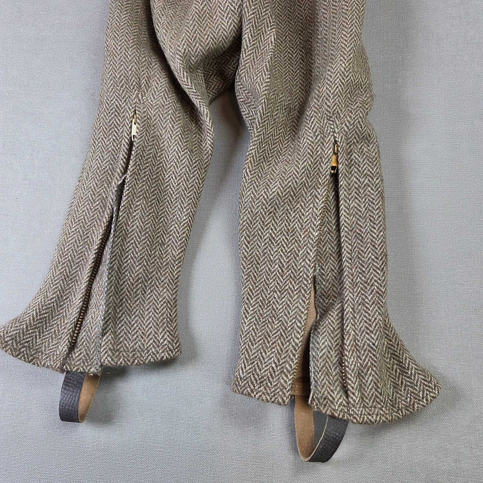 Fieldston Boys Wool Herringbone Coat Pants Set Vintage Stirrup Suit