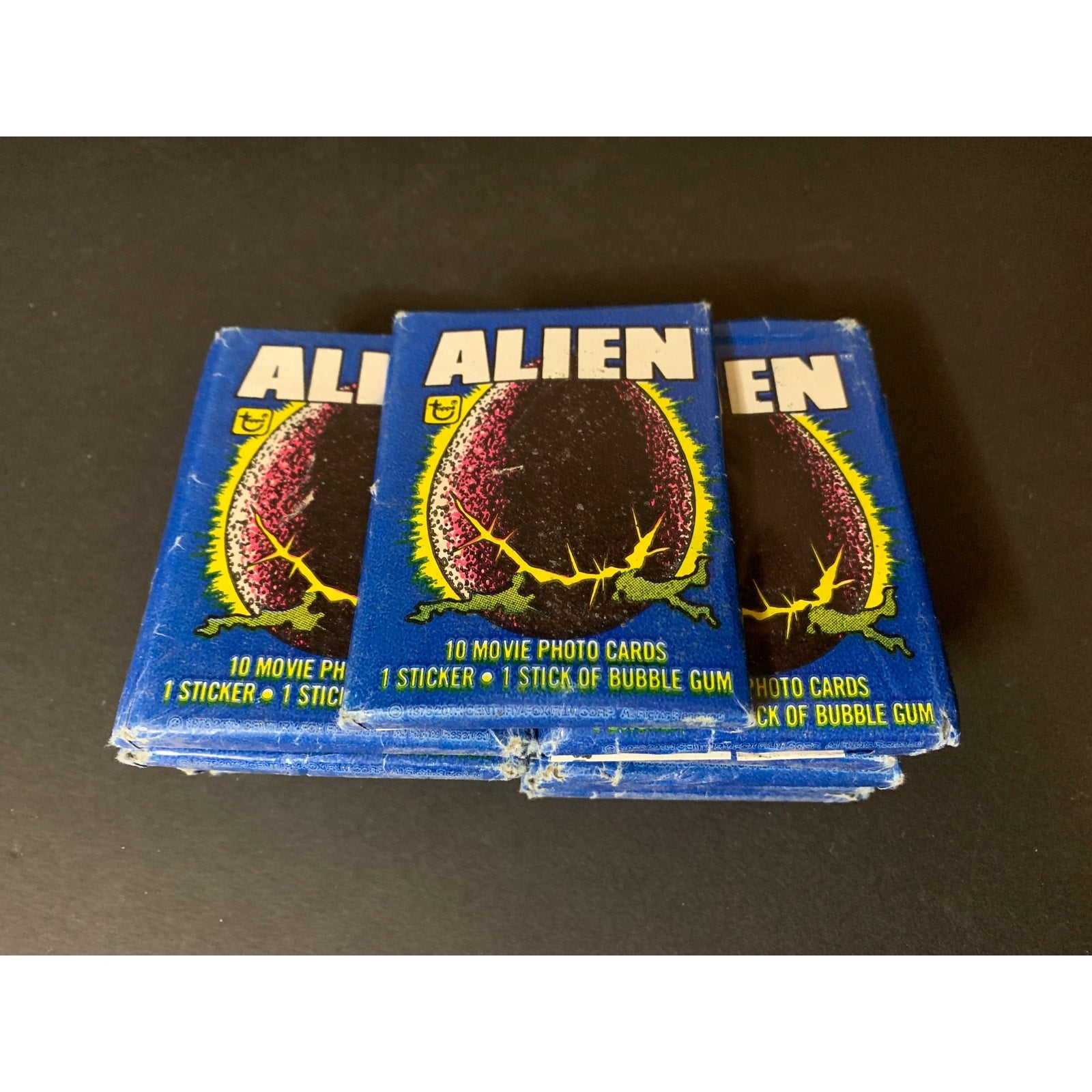 1979 Topps Alien Trading Cards Sealed Wax Pack Single Pack Vintage