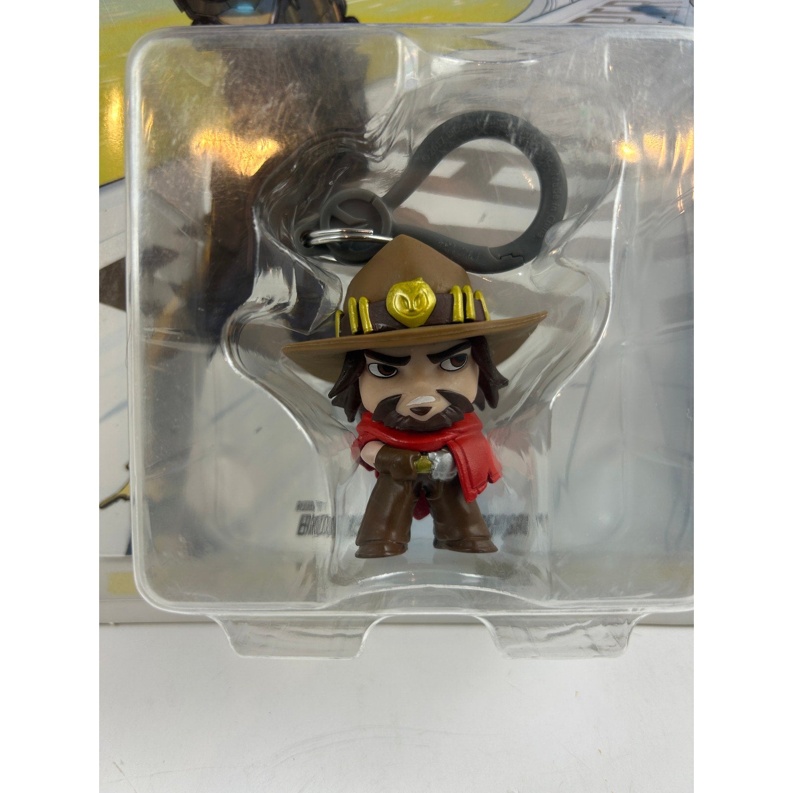 Overwatch McCree Backpack Hanger with Comic #1 Blizzard Collectible Sealed