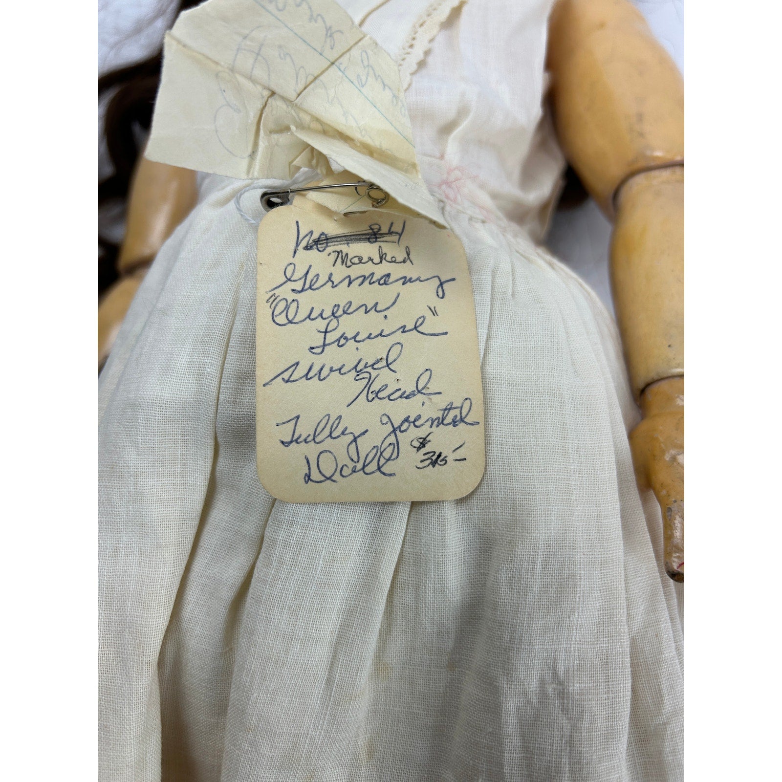 Armand Marseille Queen Louise bisque head doll 24–26 in jointed body