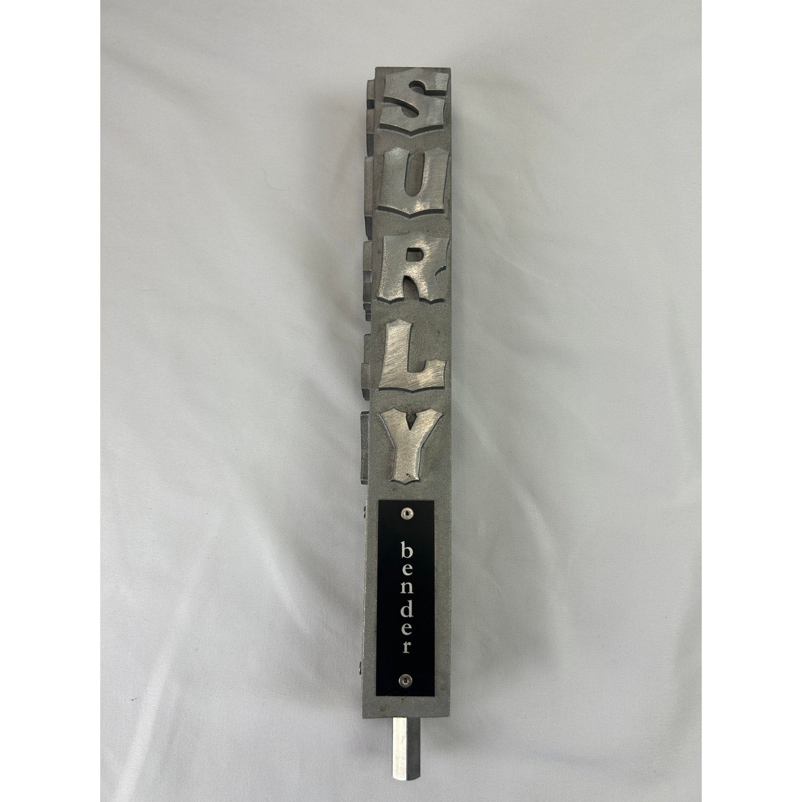 Surly Brewing Bender Beer Tap Handle 11.5in Cast Aluminum Minnesota Rare