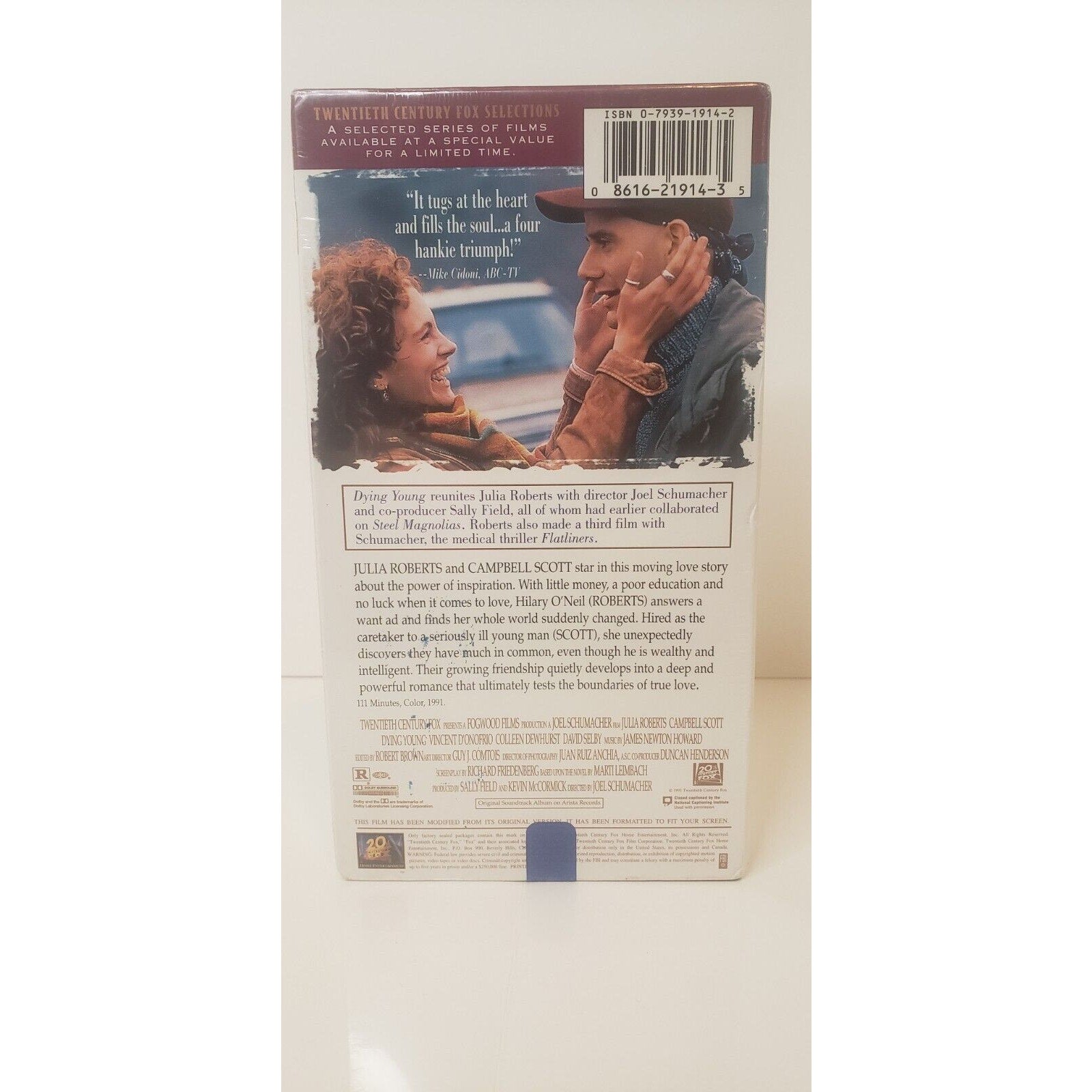Dying Young VHS New Sealed Julia Roberts Campbell Scott