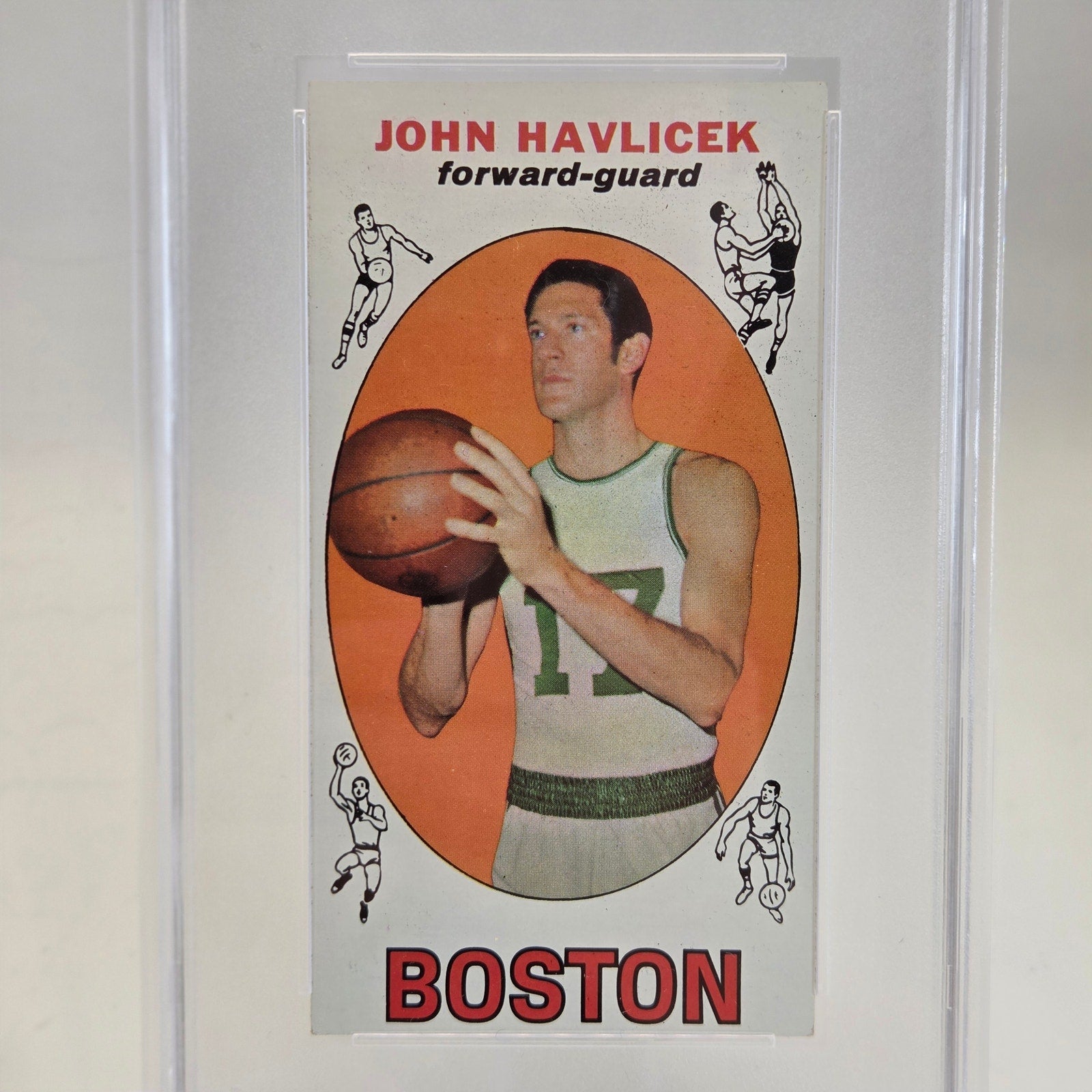 1969 Topps John Havlicek #20 PSA 5 EX Boston Celtics HOF Vintage Tall Boy Card