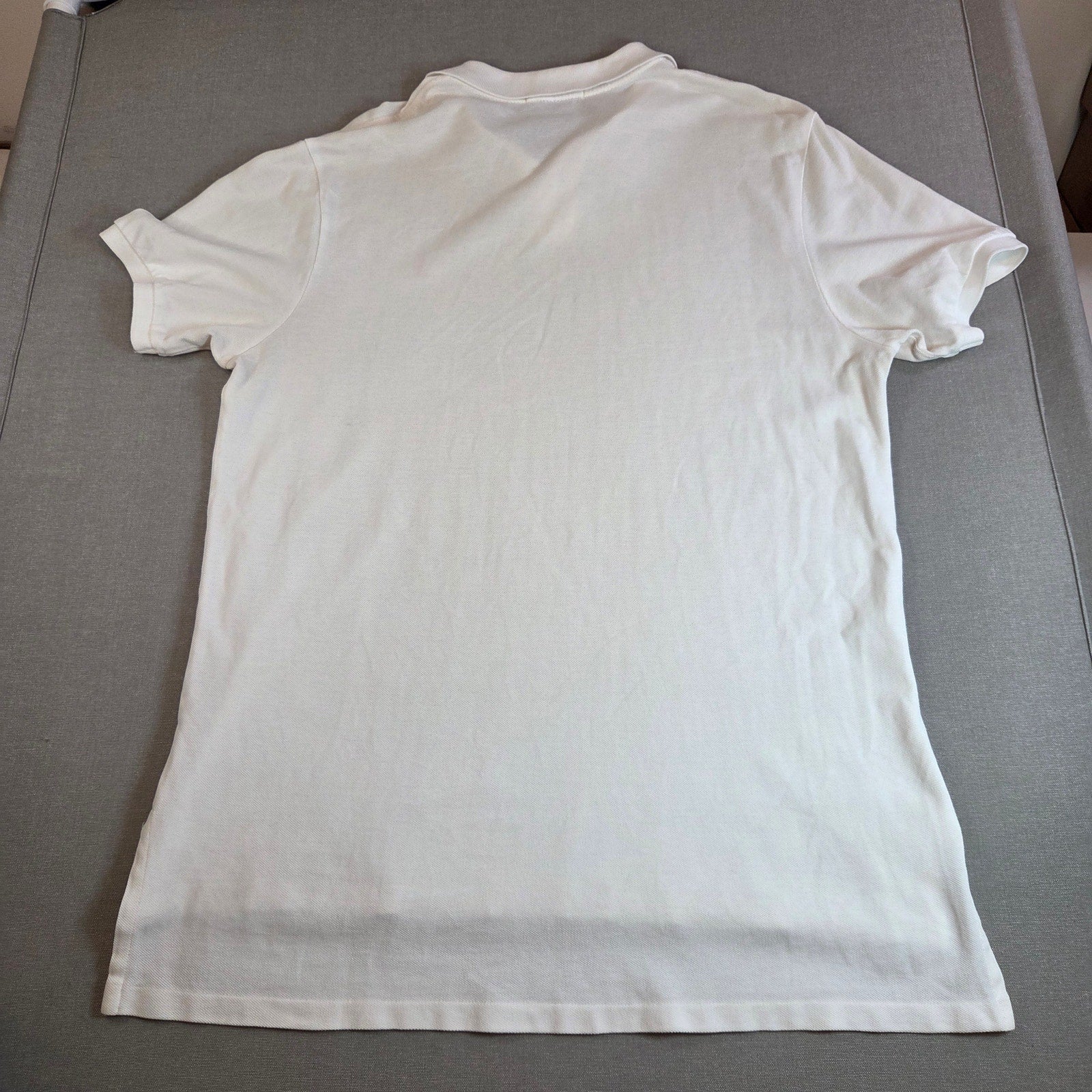 Polo Ralph Lauren Custom Fit White Polo Shirt XL Cotton Pink Pony Logo