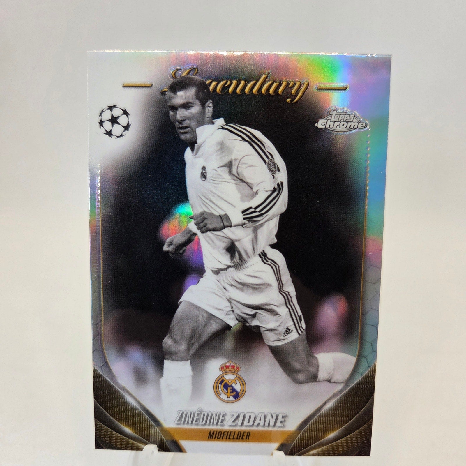 2023-24 Topps Chrome UEFA Zinedine Zidane SP VAR #112 Real Madrid C.F.