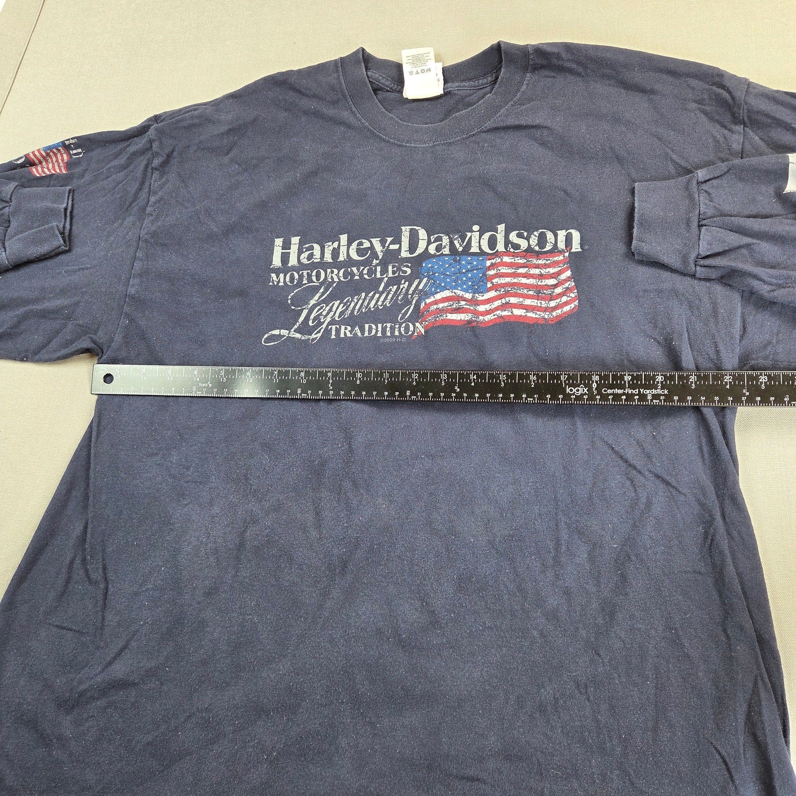 Harley-Davidson 2009 Windy City Chicago Pinup Long Sleeve T-Shirt 2XL USA