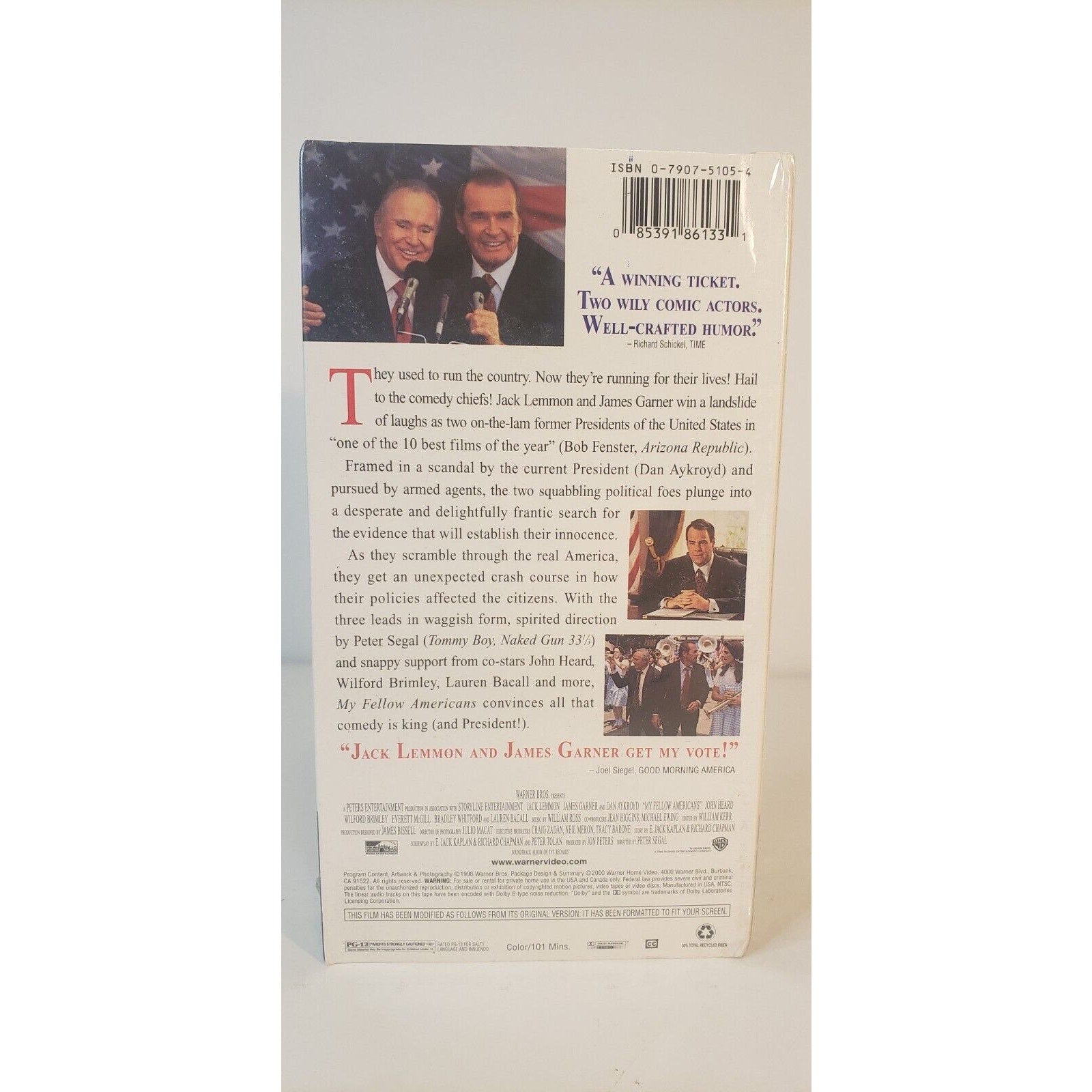 My Fellow Americans VHS New Sealed Warner Bros Hits 2000 Jack Lemmon
