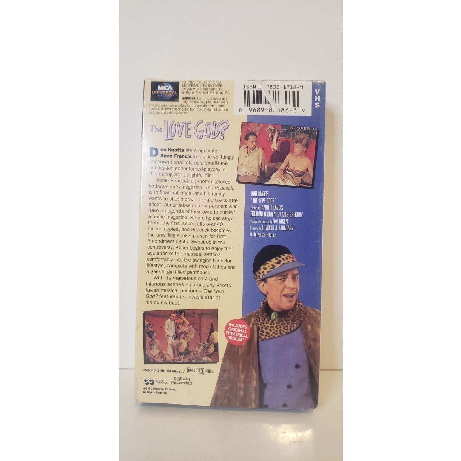 The Love God VHS New Sealed Don Knotts Universal Comedy Classics
