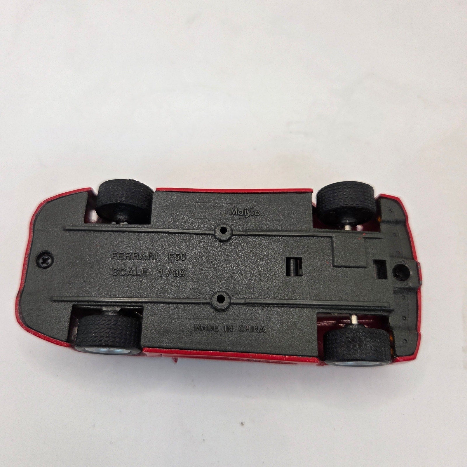 Maisto Ferrari F50 1:39 Diecast Red Model Car Doors Open Pullback Not Working