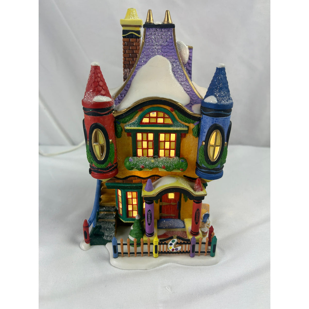 Department 56 Crayola Polar Palette Art Center 56726 North Pole Series 2000