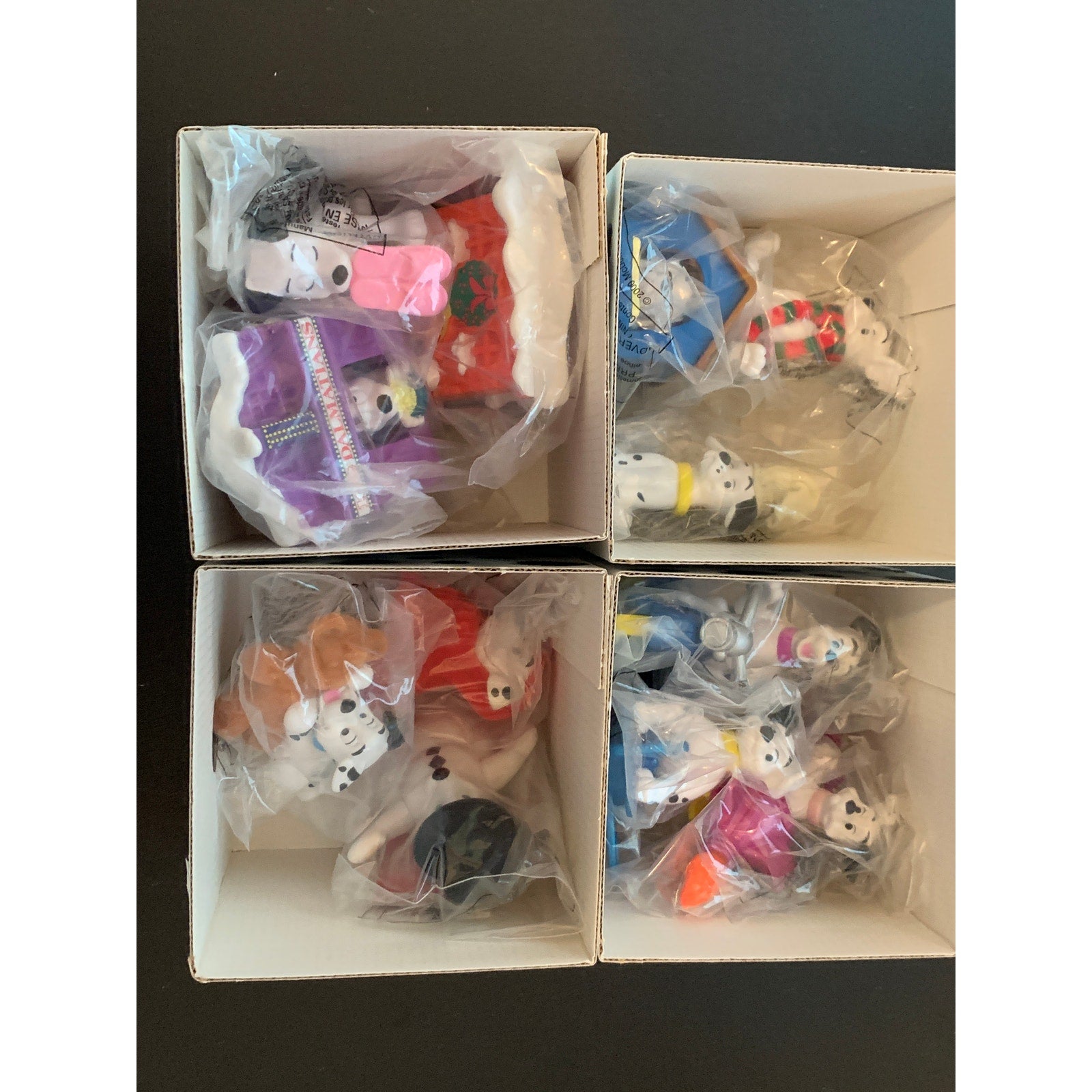 McDonald's Disney 102 Dalmatians Happy Meal Display Case w/ Sealed Toys 2000