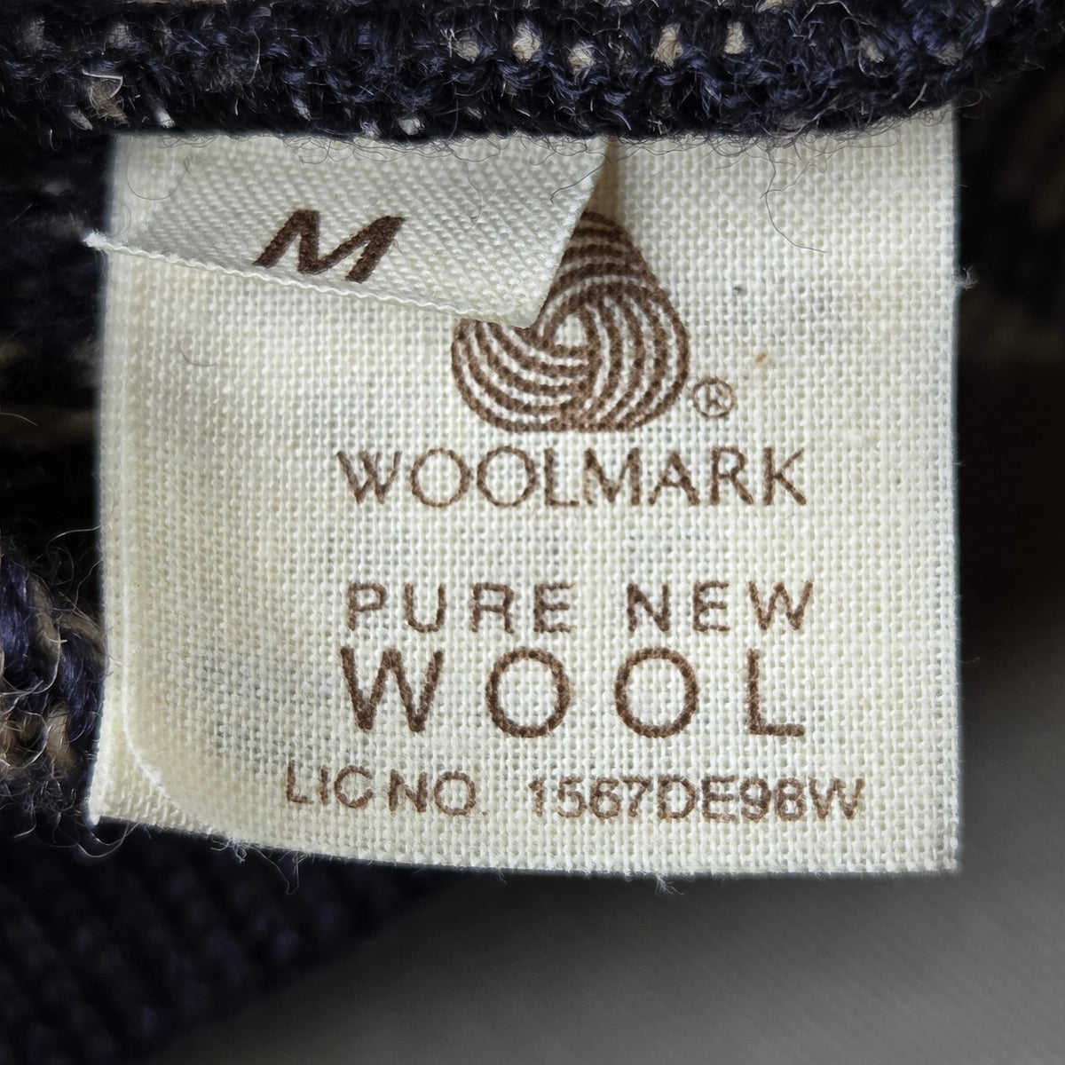 ODA of Norway Womens M Open Front Nordic Wool Cardigan Sweater Denmark Made