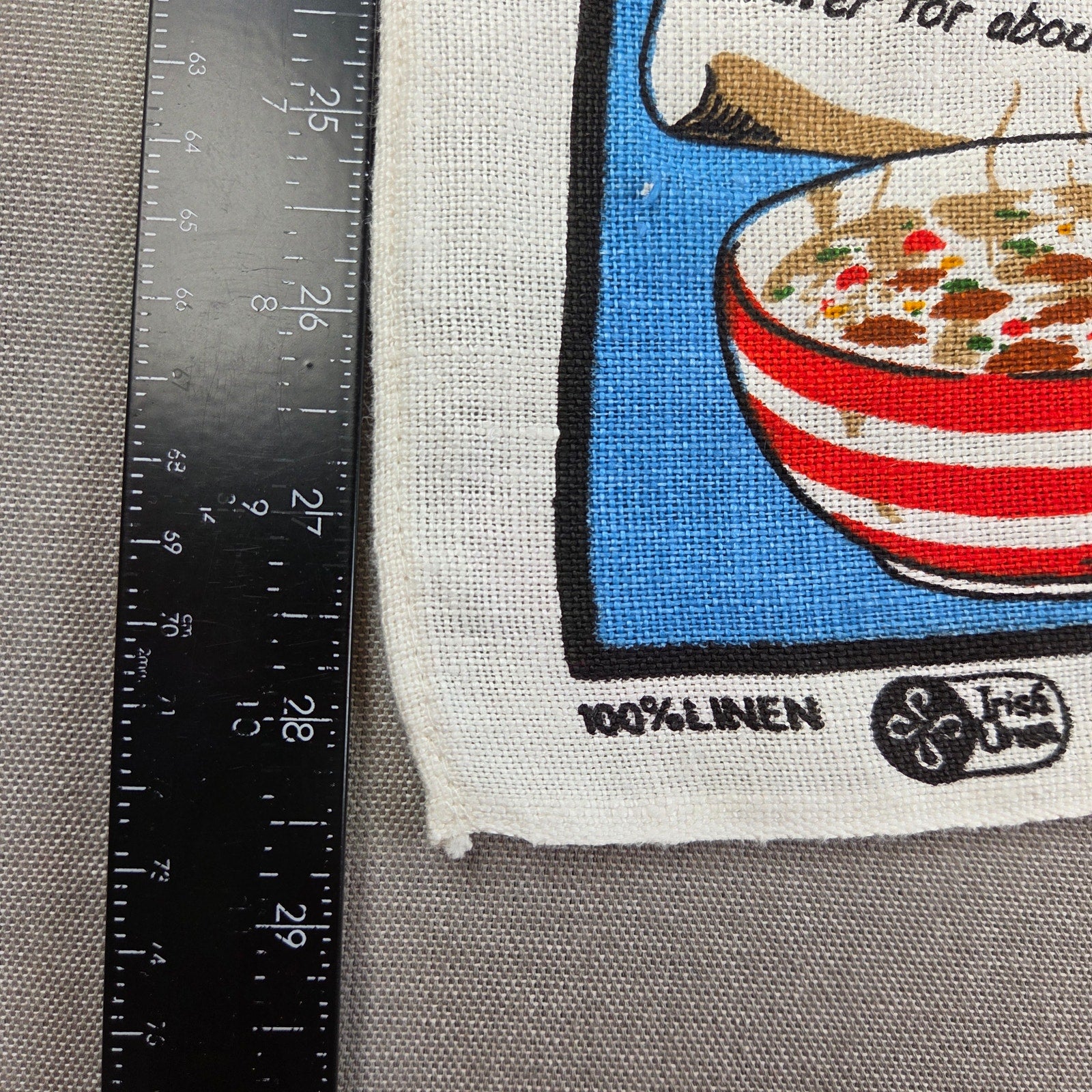 Vintage Fingal Traditional Irish Recipes 100% Linen Tea Towel Made Ireland