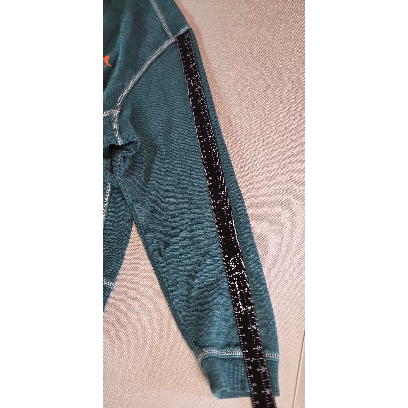 Tommy Bahama XL 1/4 Zip Pullover Sweater Blue Dolphin Logo Cotton Blend