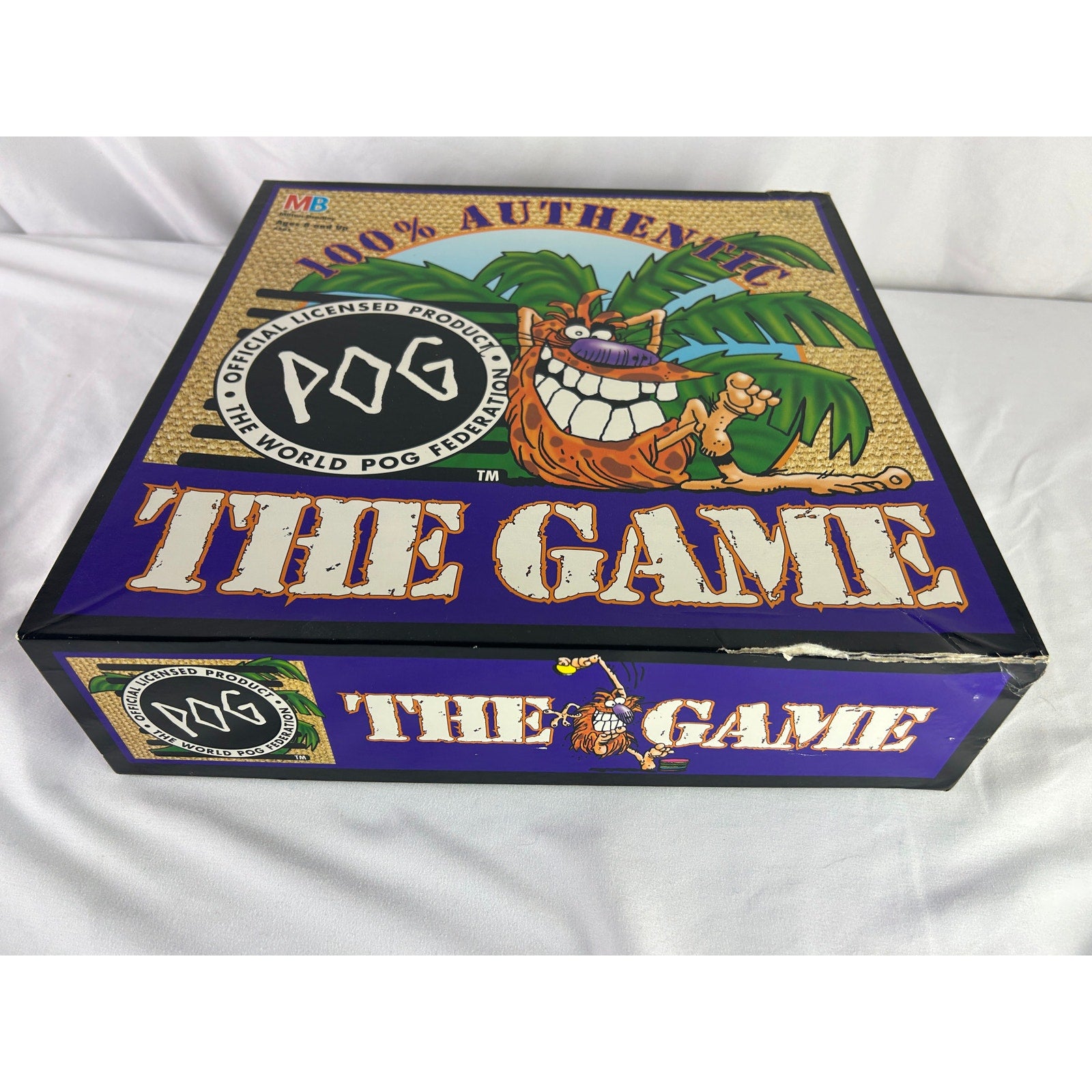Vintage 1994 MB POG Tournament Game Set Complete With Slammers