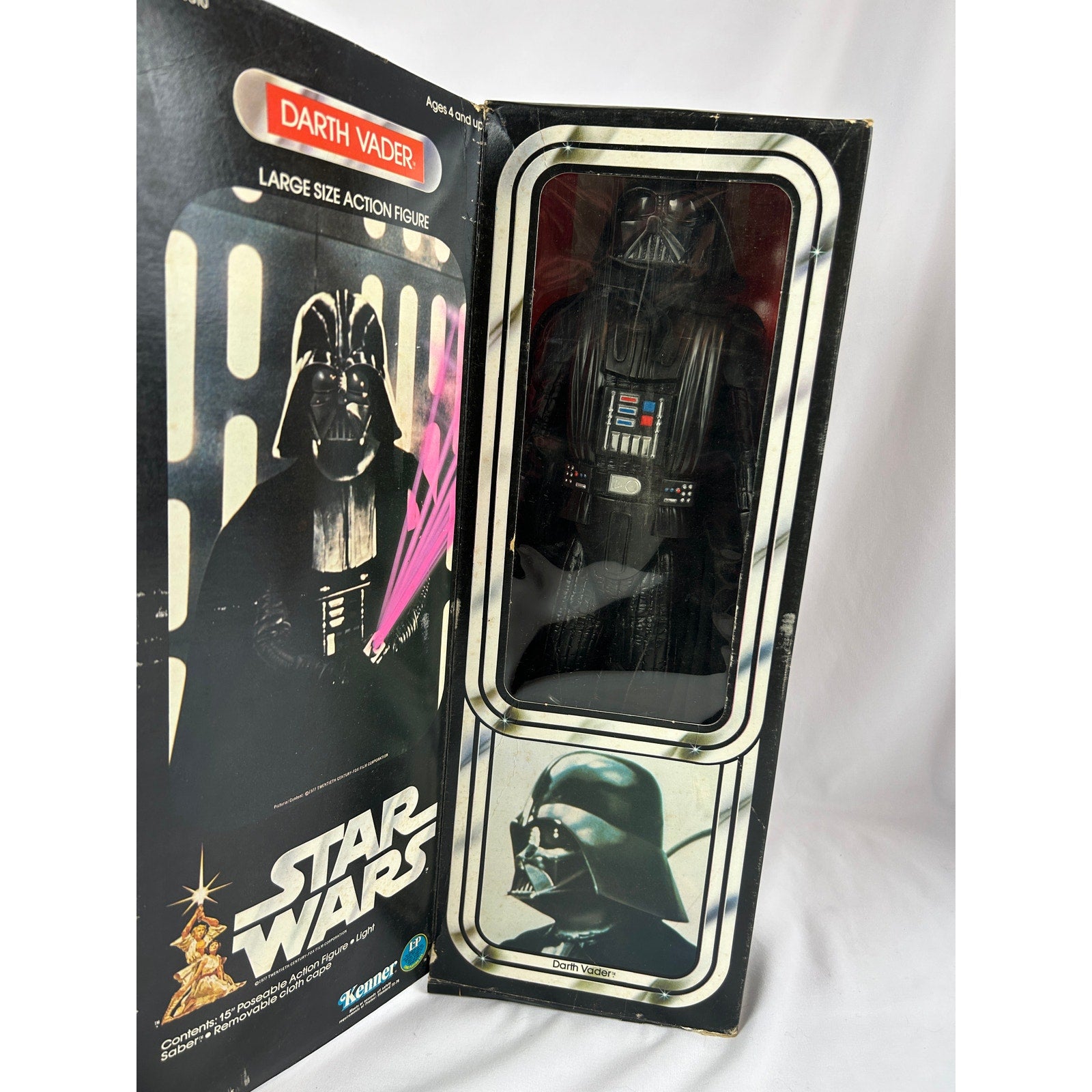 Vintage Kenner Star Wars Darth Vader 15 Inch Action Figure With Box