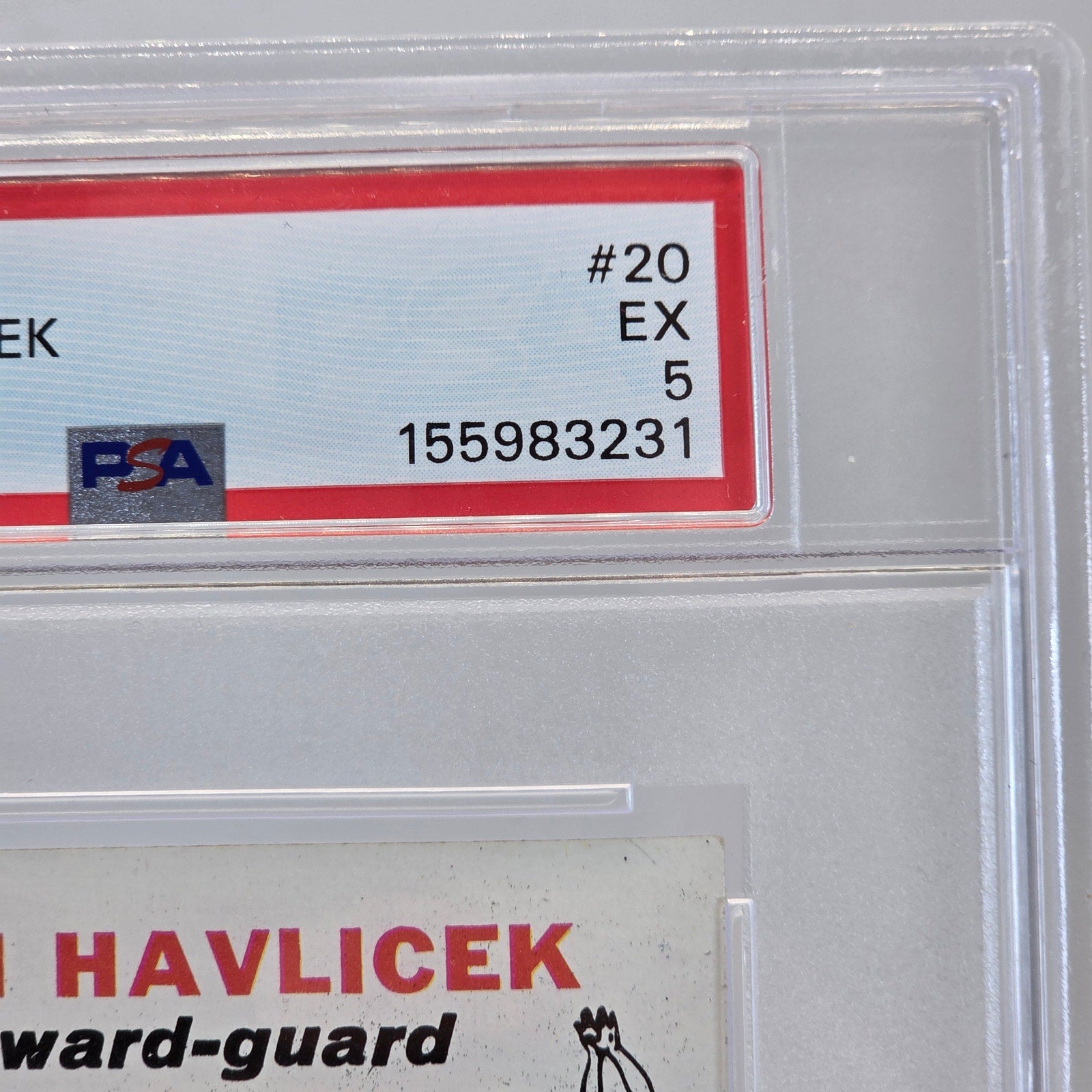 1969 Topps John Havlicek #20 PSA 5 EX Boston Celtics HOF Vintage Tall Boy Card
