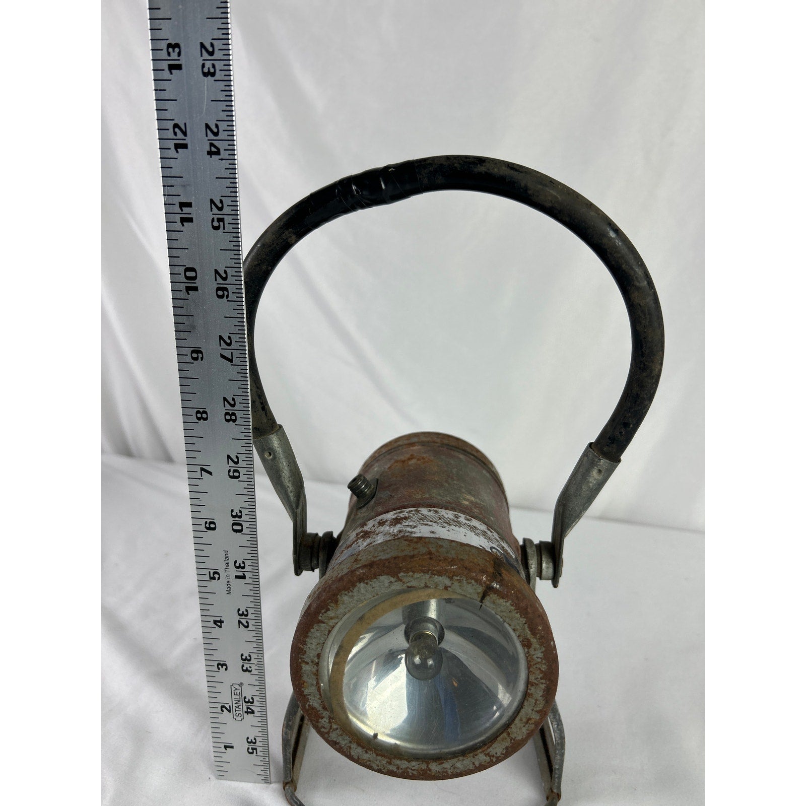 Empire Metal Ware Railroad Lantern Vintage 6V Battery Work Light