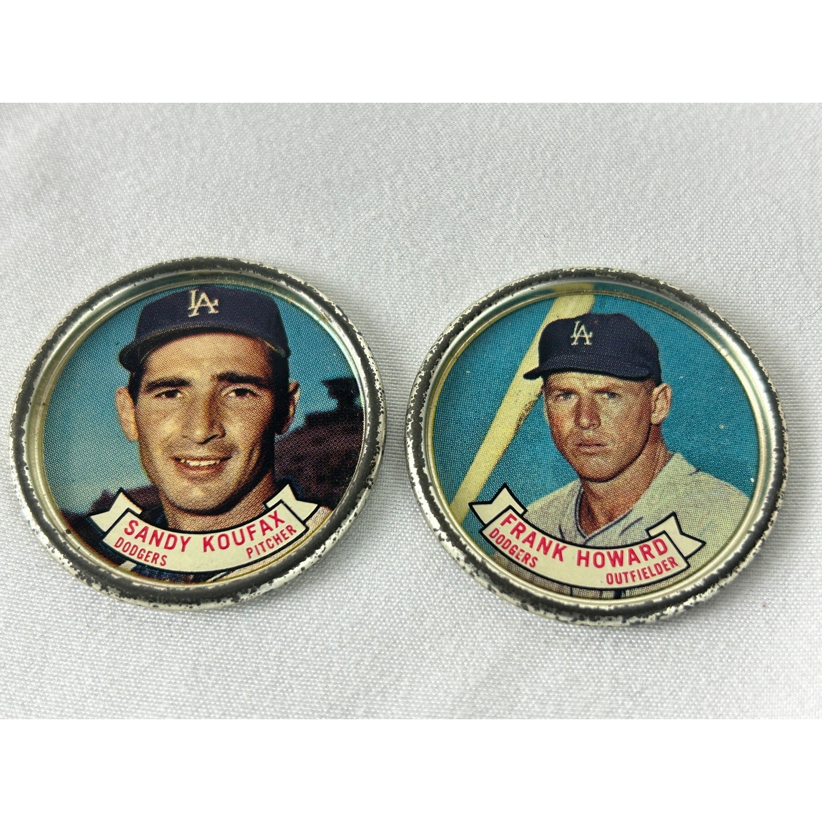 1964 Topps Baseball Coins Dodgers Lot Don Drysdale Sandy Koufax Howard