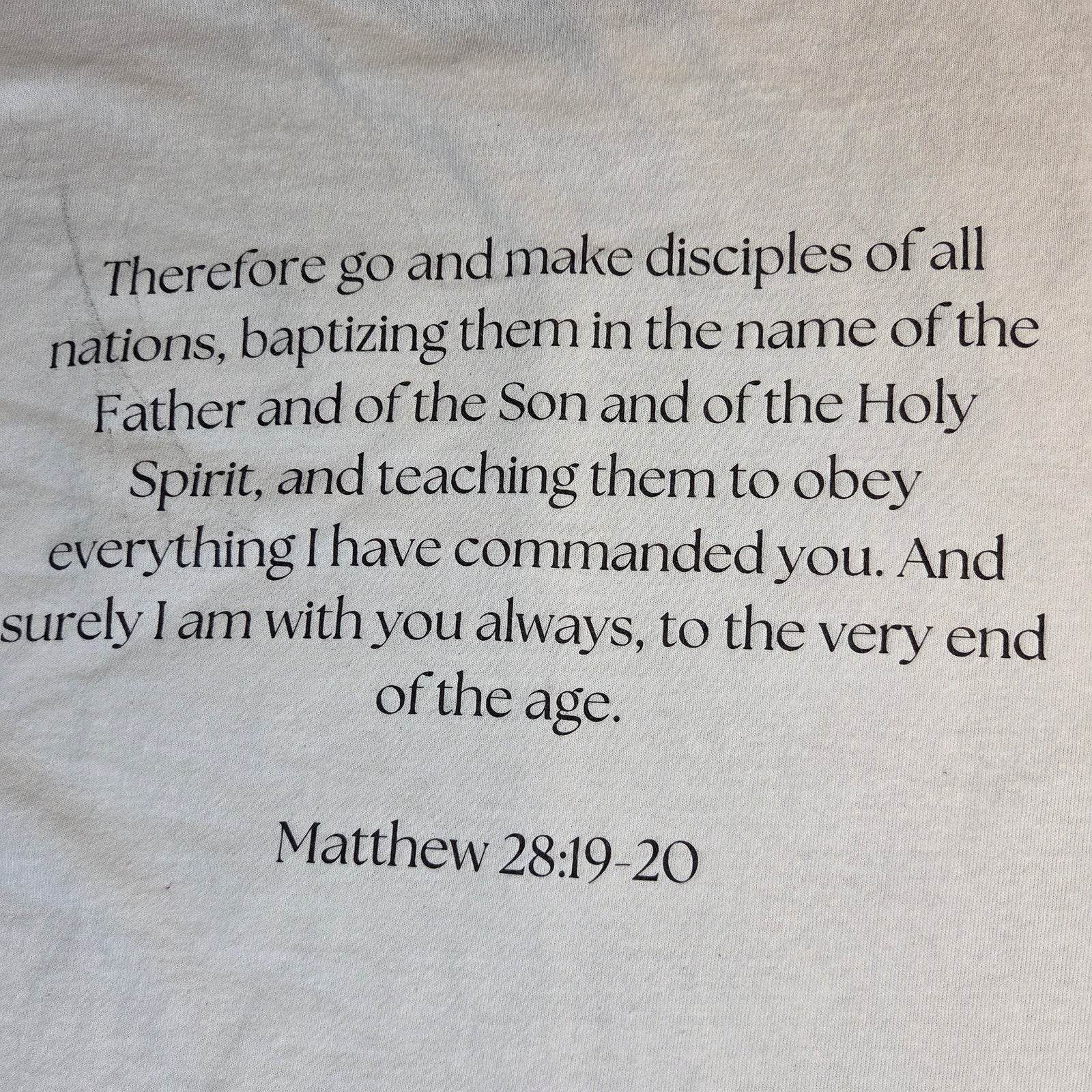 Gildan America 4 Christ T Shirt Mens Medium Christian Bible Verse Graphic
