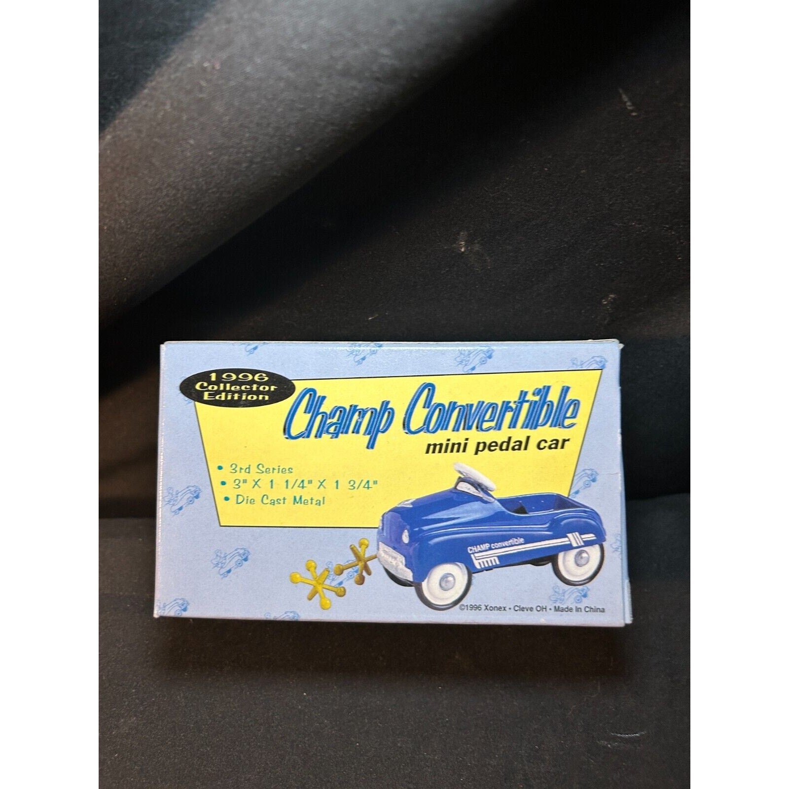 Xonex Collector Edition Mini Pedal Cars 3 Vehicle Set Fire Chief Squad Champ NIB