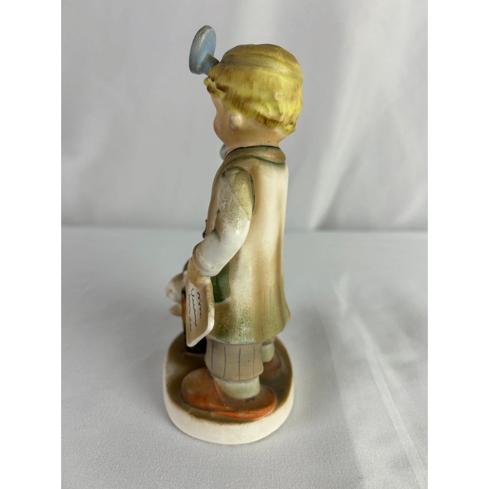 Mid Century Lefton Little Doctor Figurine Boy Dog Medical Theme