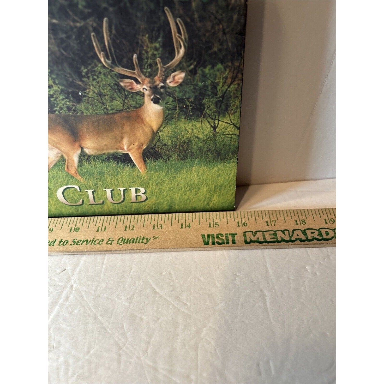 American Sportsman Hunting Club Wooden Wall Sign Deer Lodge Decor 16"x11"