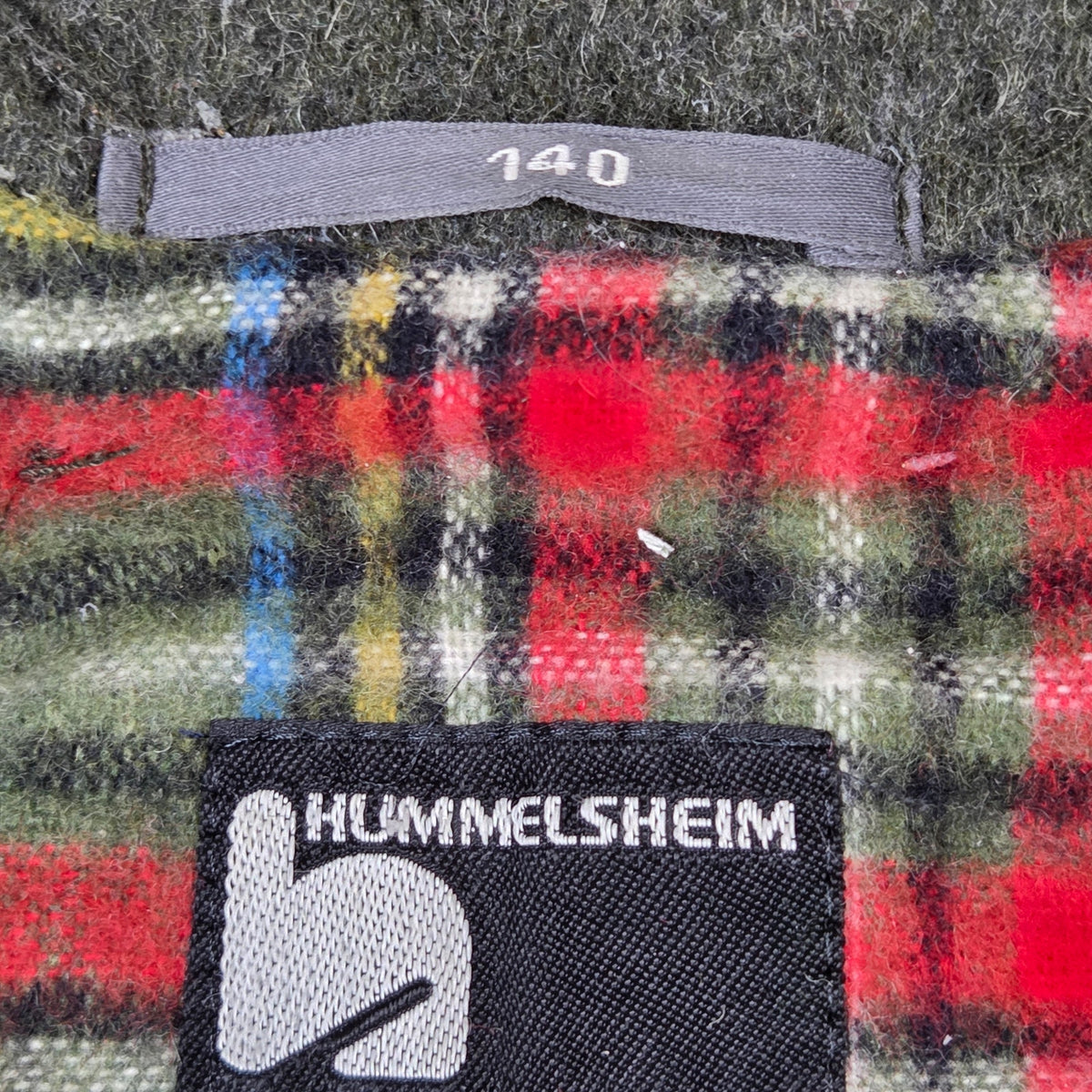 Vintage Hummelsheim Wool Coat Kids EU 140 Green Long Overcoat Germany 75% Wool