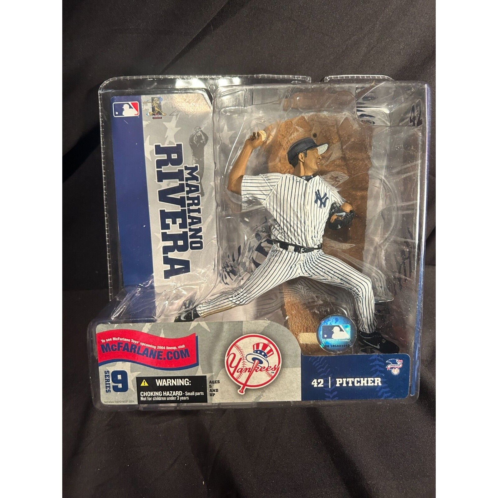 Mariano Rivera 2004 McFarlane Series 9 New York Yankees Pin Stripe Uniform NEW