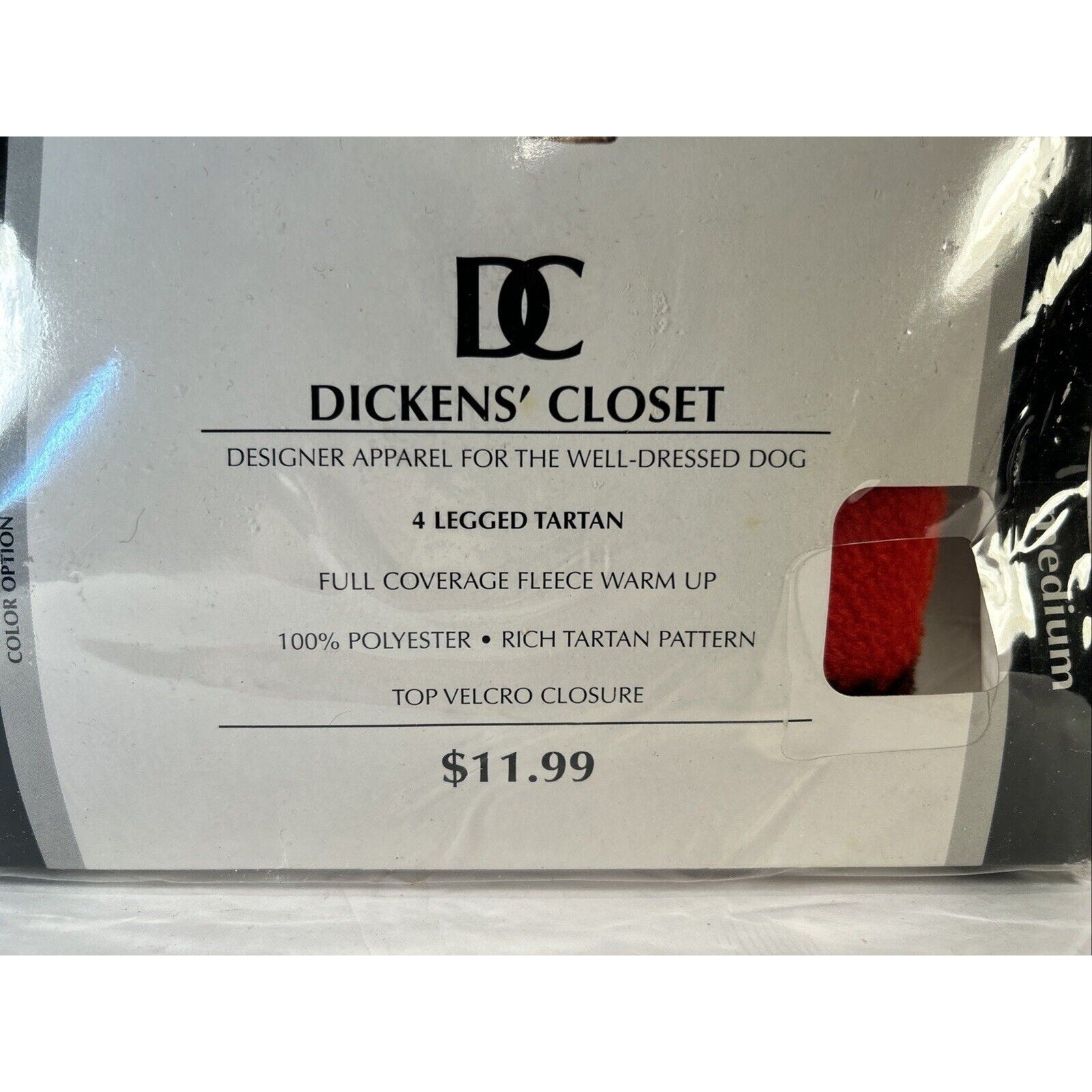 Dickens' Closet 4 Legged Tartan for Medium sized Dogs
