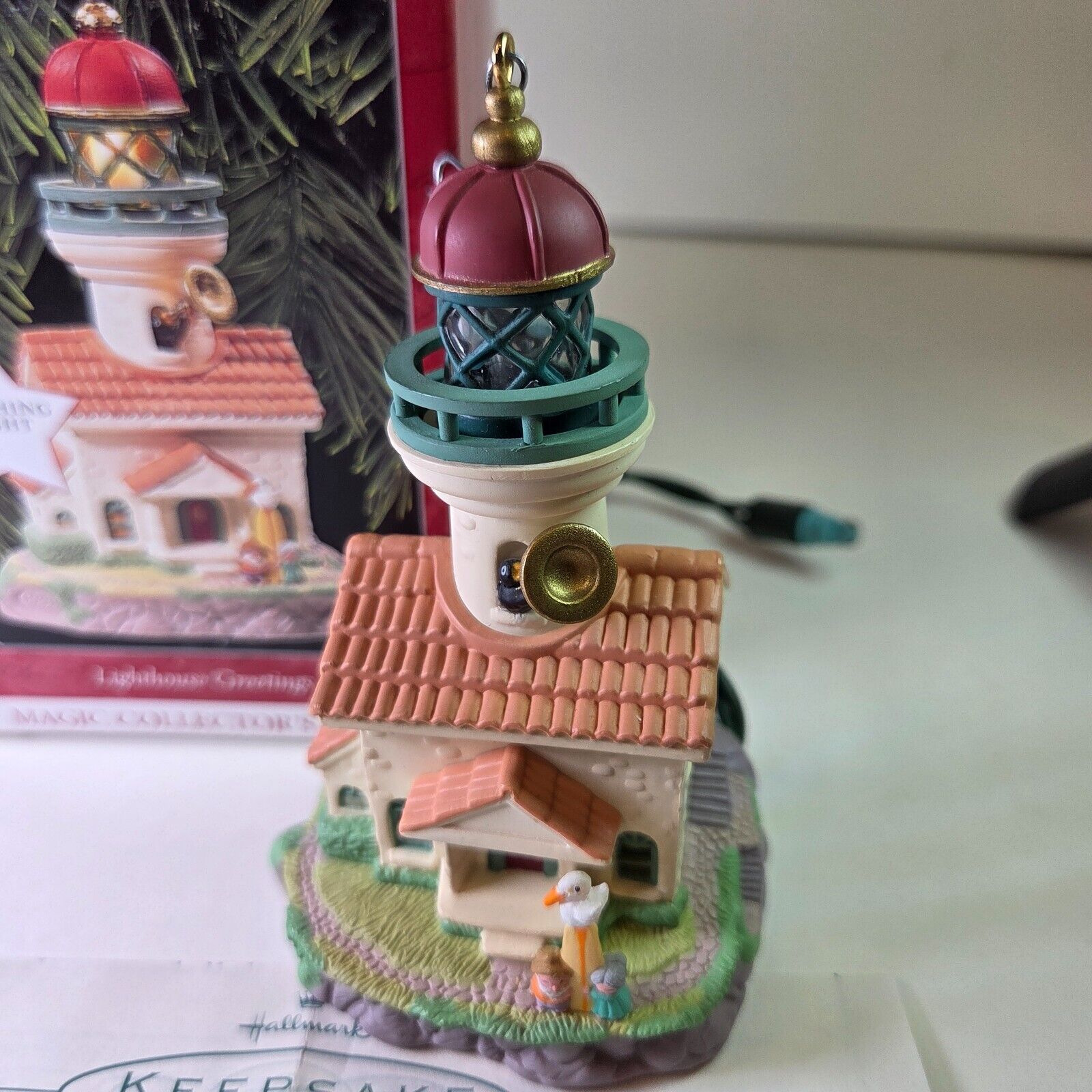 Hallmark Keepsake Ornament Lighthouse Greetings 1998