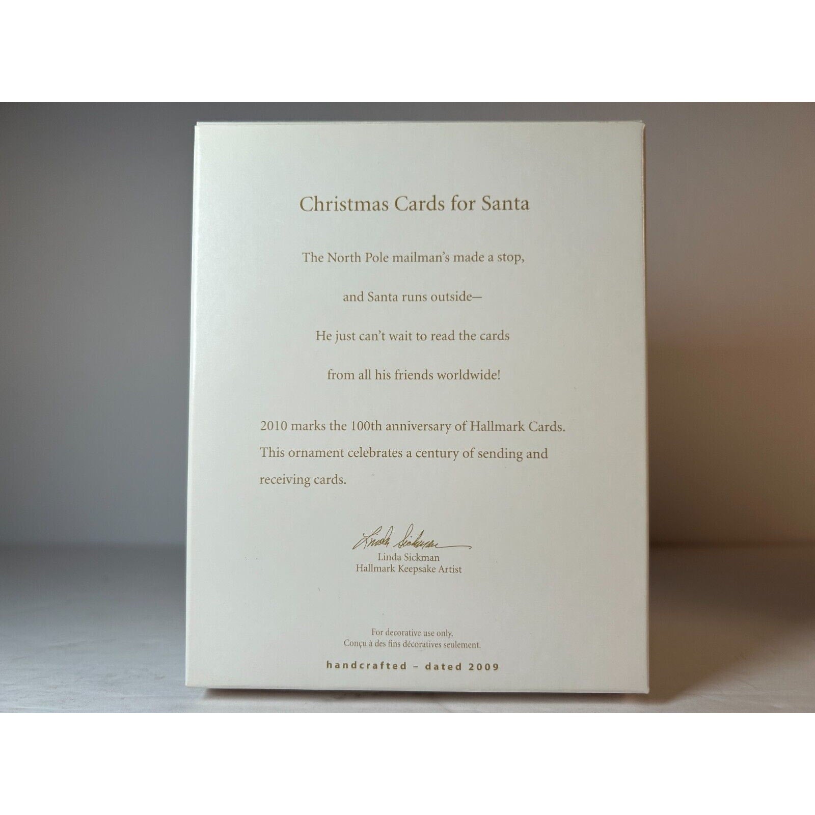 Hallmark Keepsake Christmas Ornament lot of 2 Ornament Club