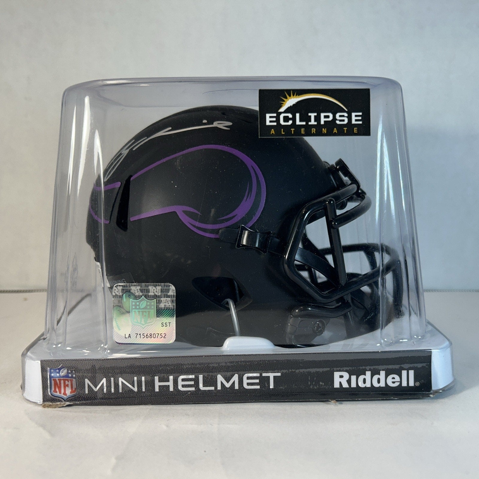 Za'Darius Smith Signed Minnesota Vikings Eclipse Mini Helmet (Authentic-Beckett)